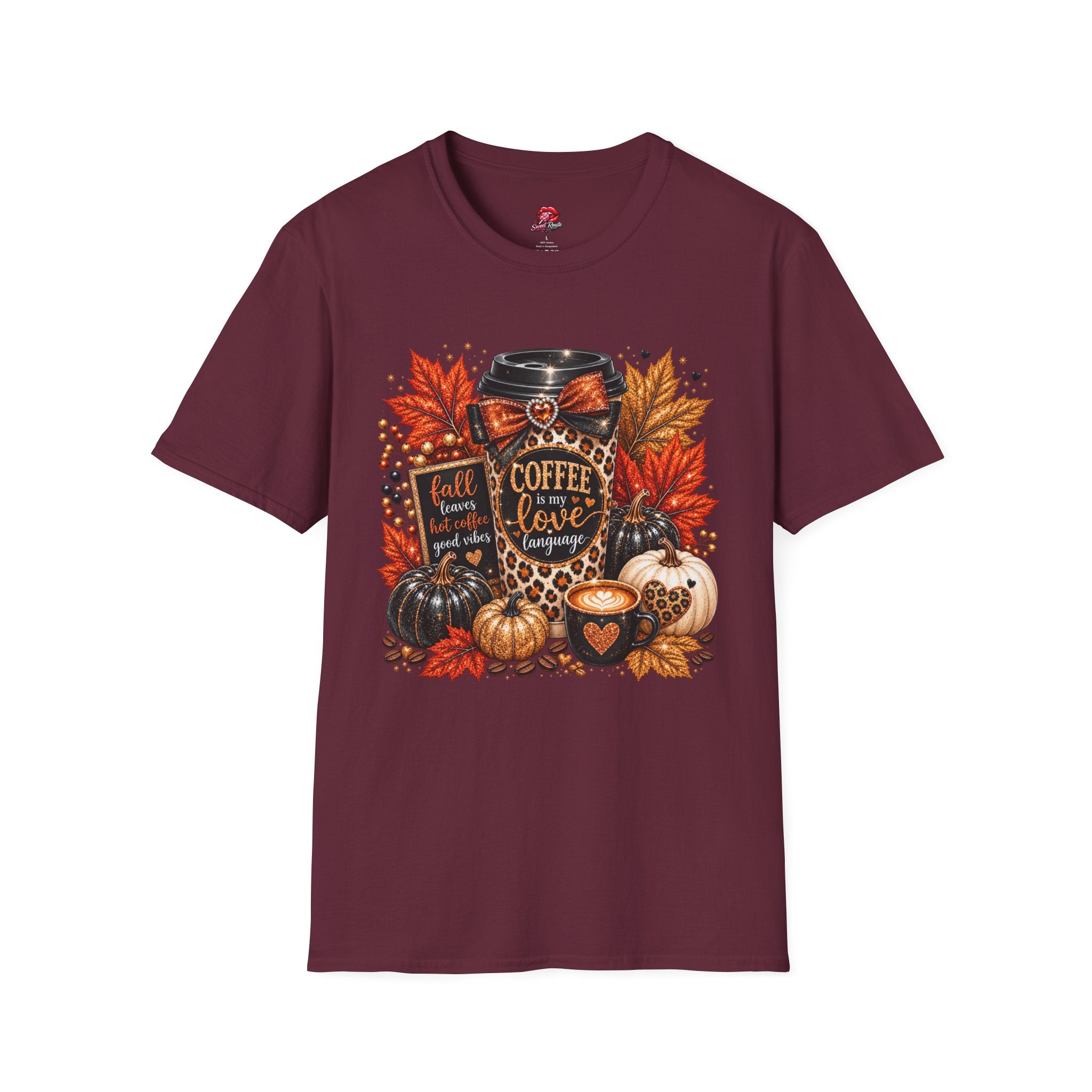 Coffee Is My Love Language Fall T-Shirt