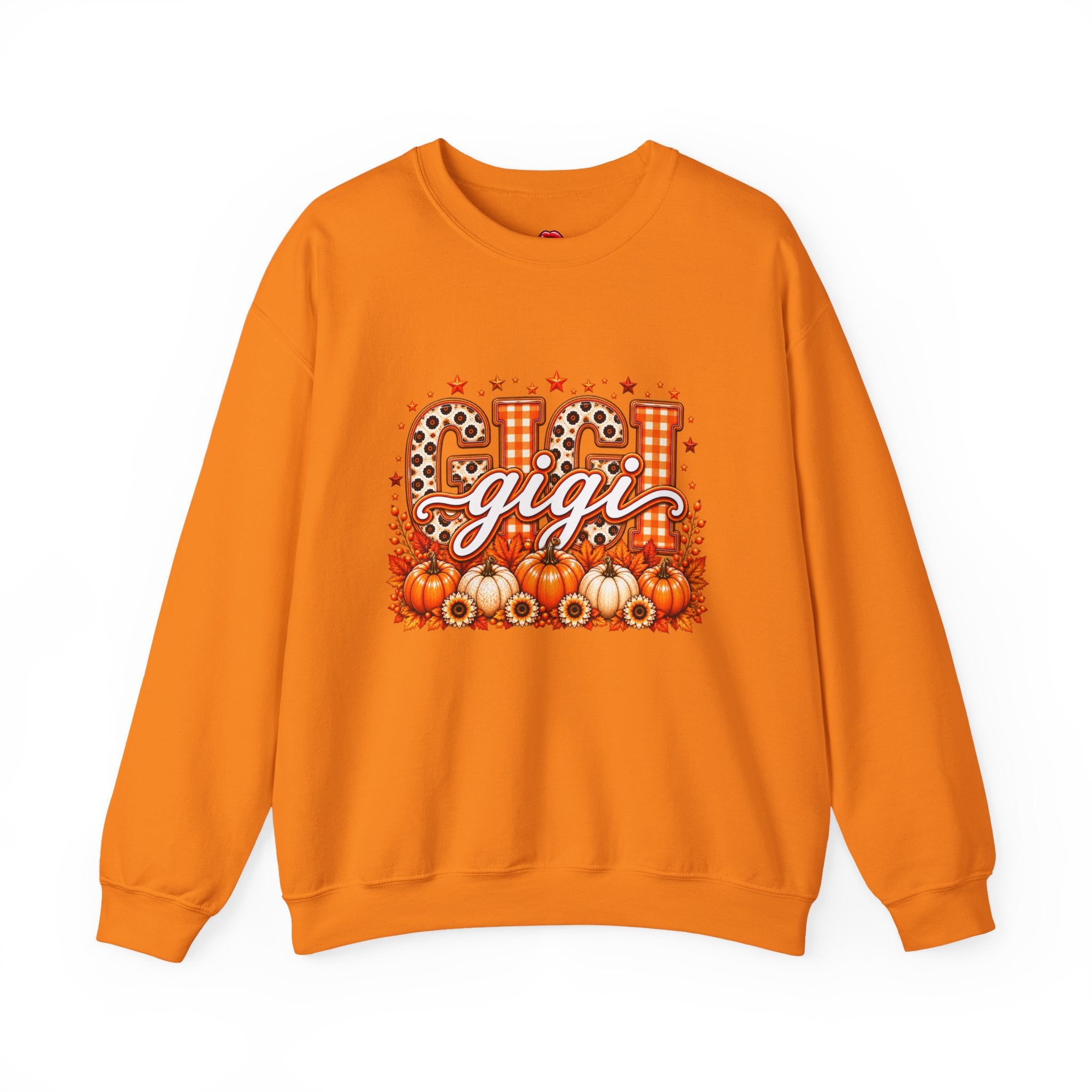 Gigi Fall Pumpkin Crewneck Sweatshirt