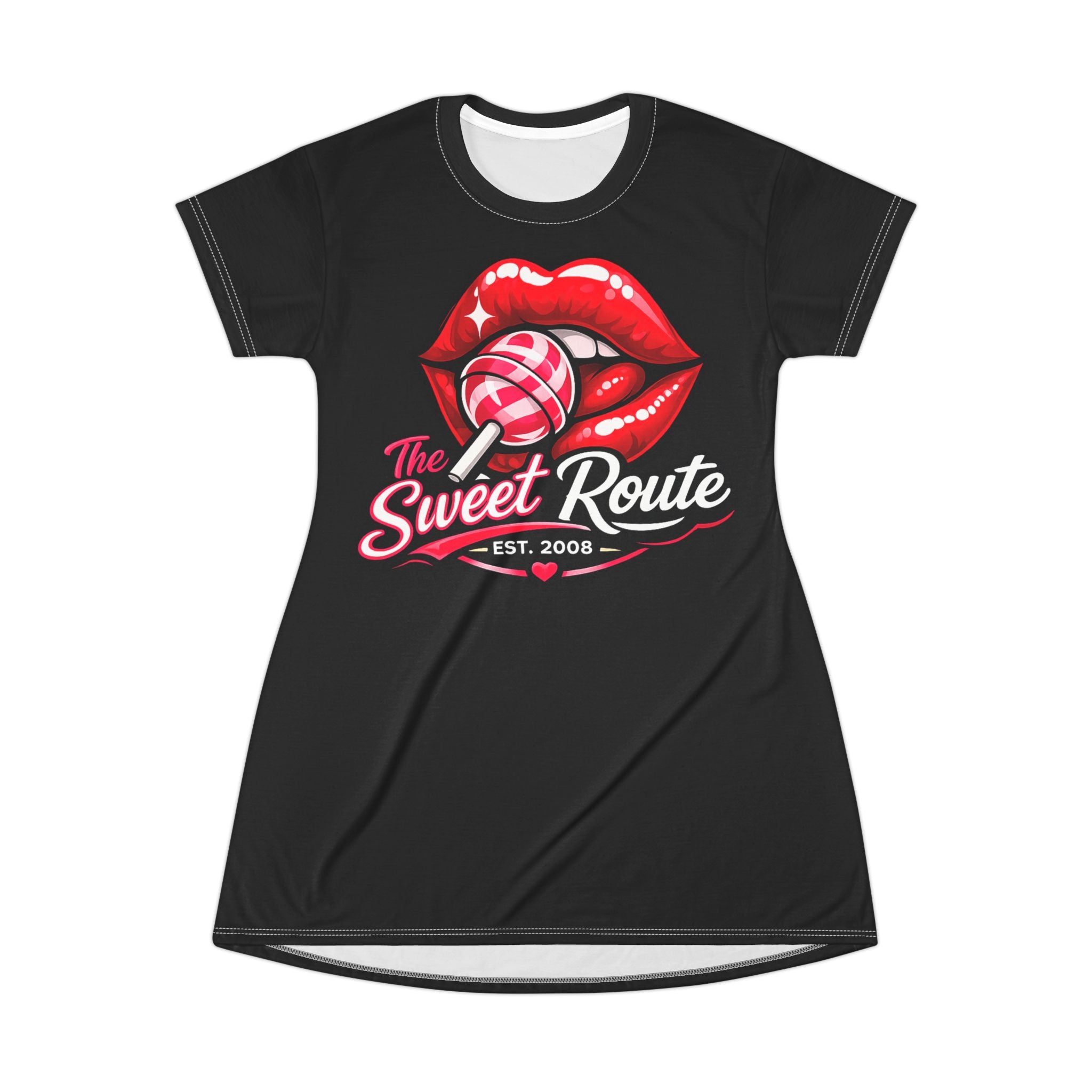Sweet Route Logo T-Shirt Sleepwear Dress
