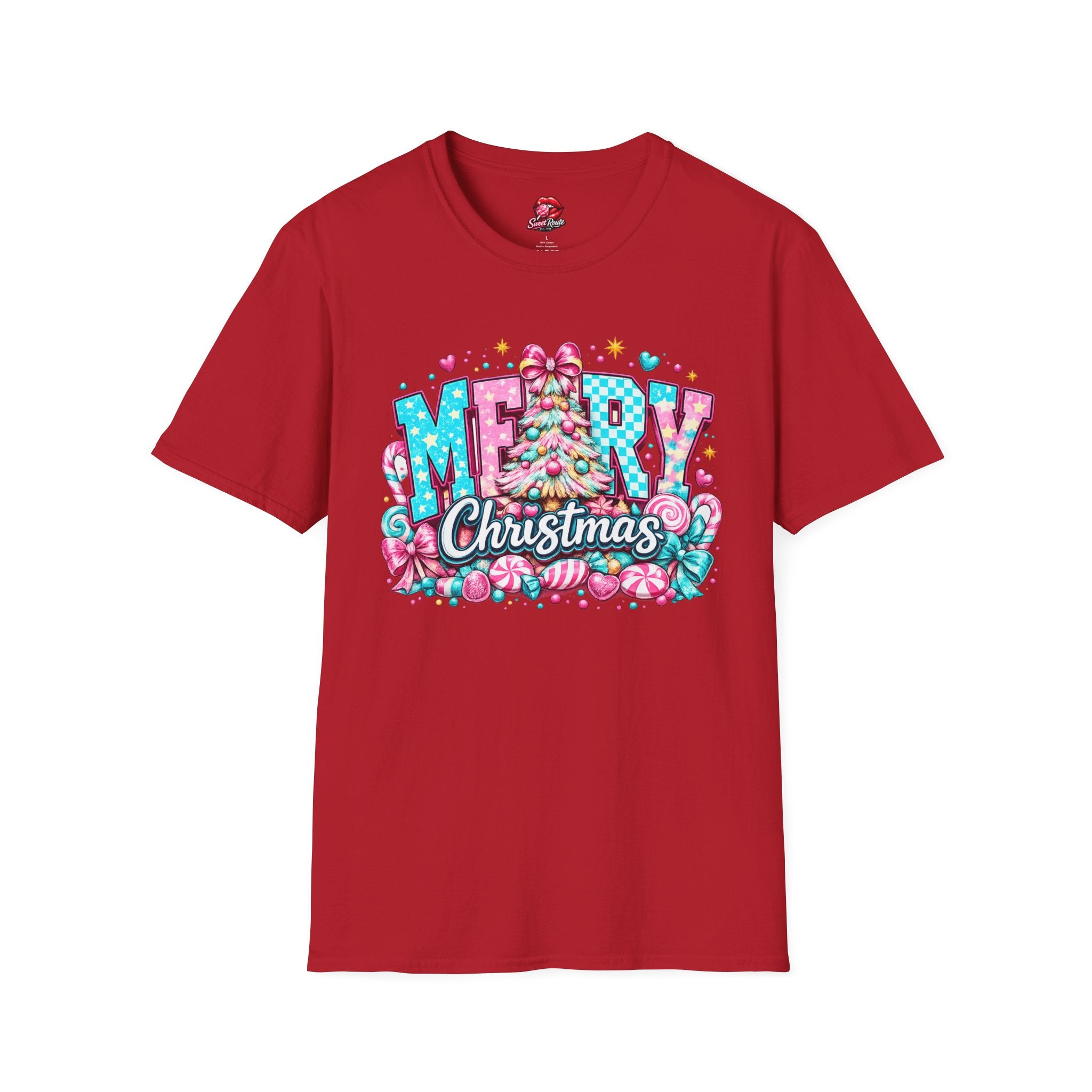 Merry Christmas candy tree T-Shirt