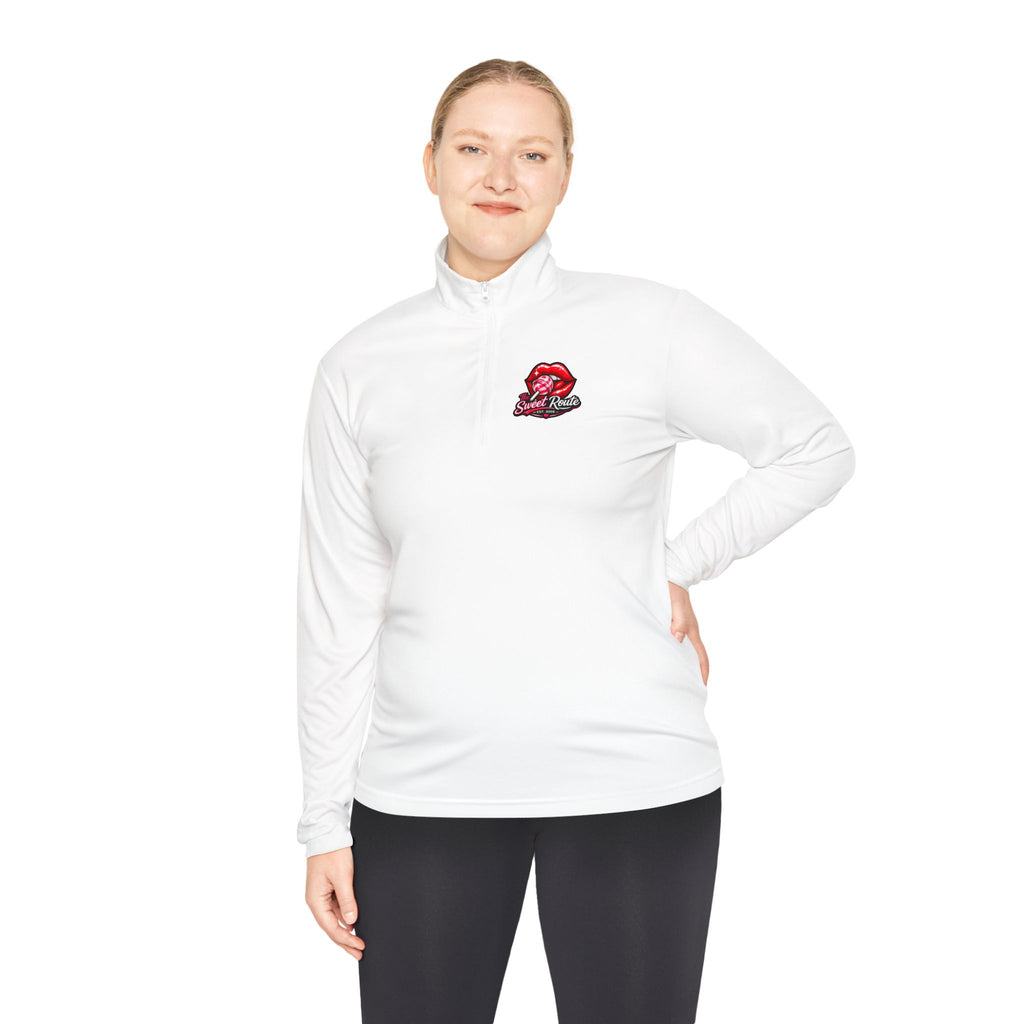 Sweet Route Logo Quarter-Zip Pullover