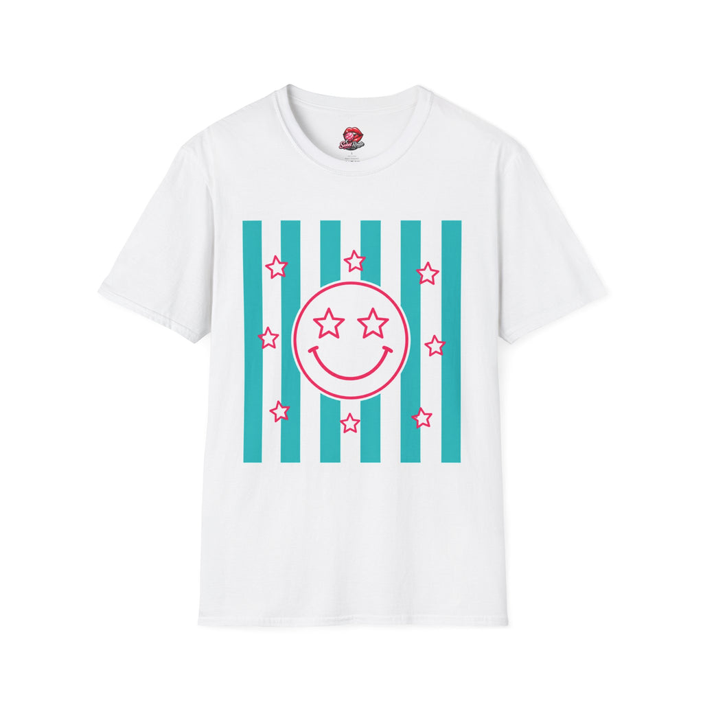 Smiley Face with Stars T-Shirt
