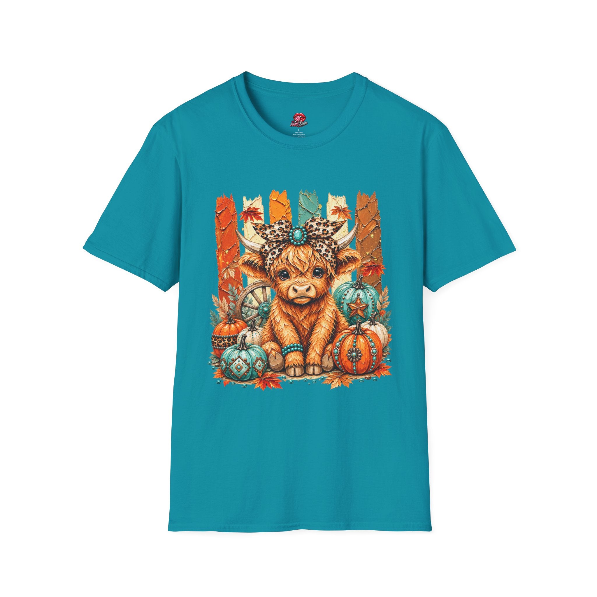 Autumn Highland Cow T-Shirt