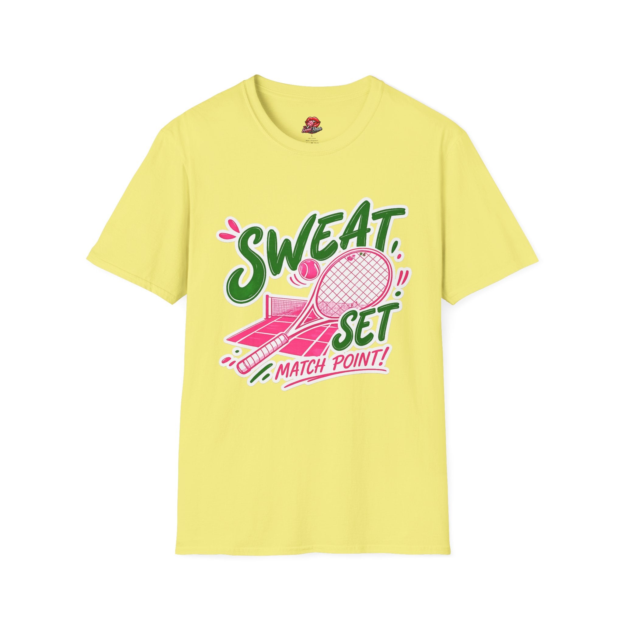 Sweat, Set, Match Point! Tennis Tee