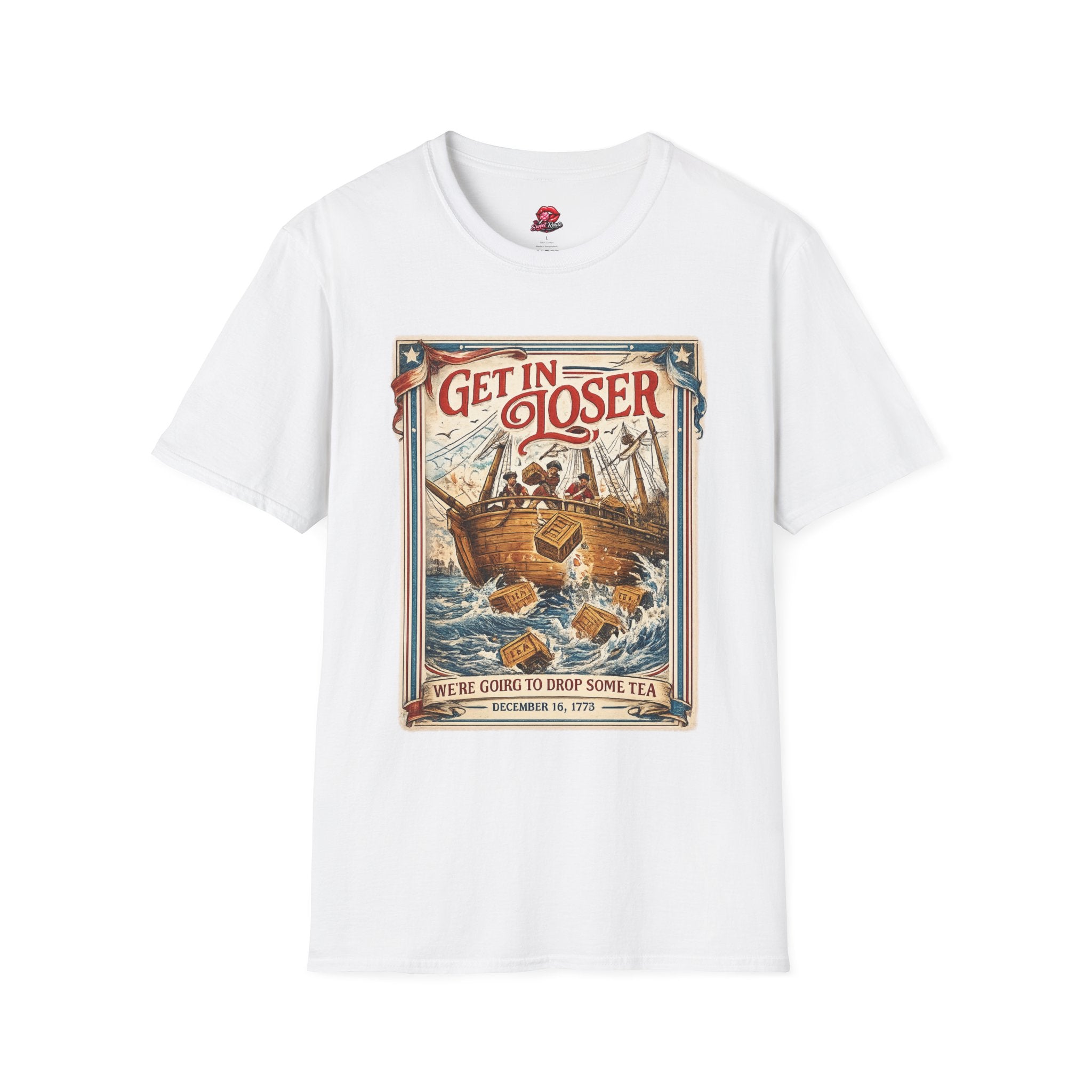 Get In Loser Vintage Sailboat T-Shirt