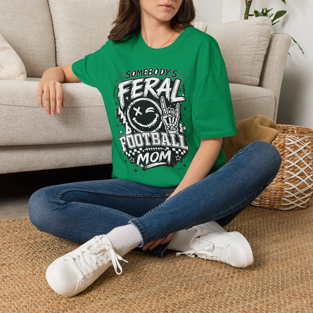 Somebody's Feral Football Mom T-Shirt