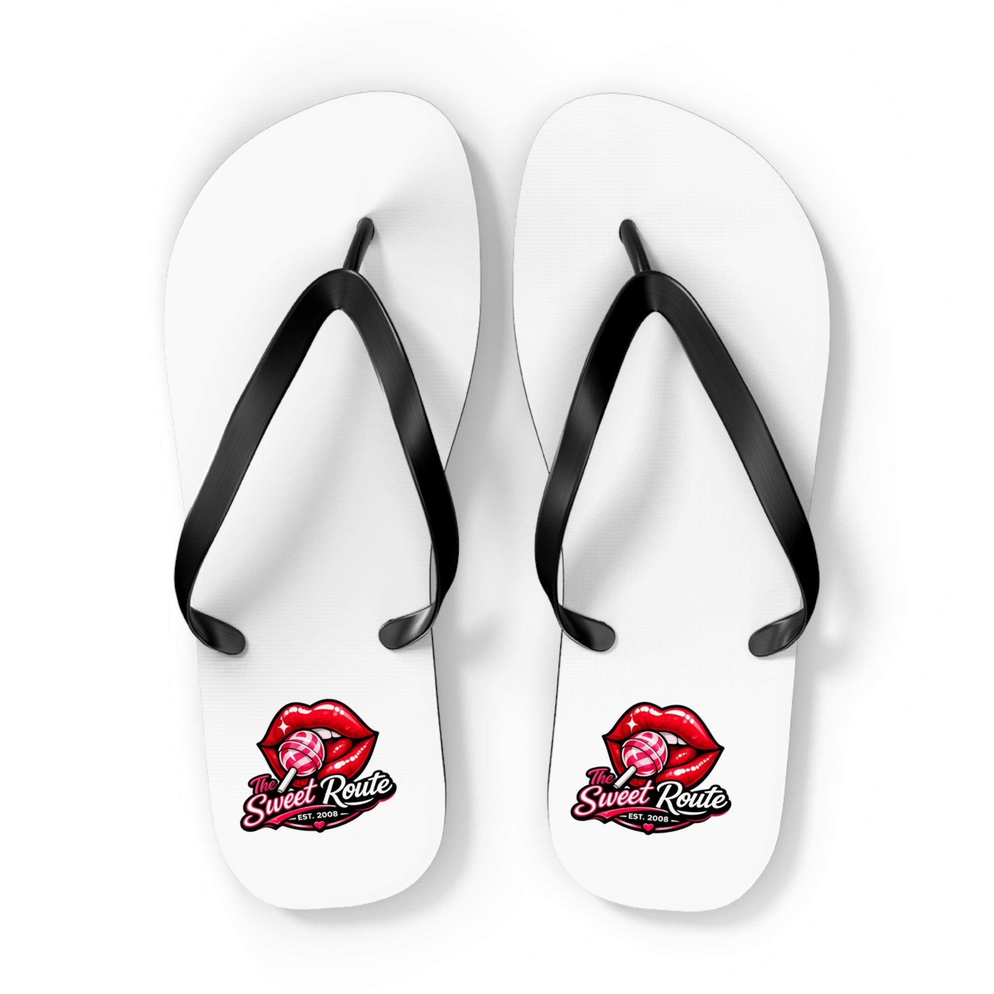Sweet Route Logo Beach Sandals