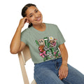 Cute Green Sports Collage T-Shirt | Football Game Day Graphic Tee | Coquette Sports Fan Shirt