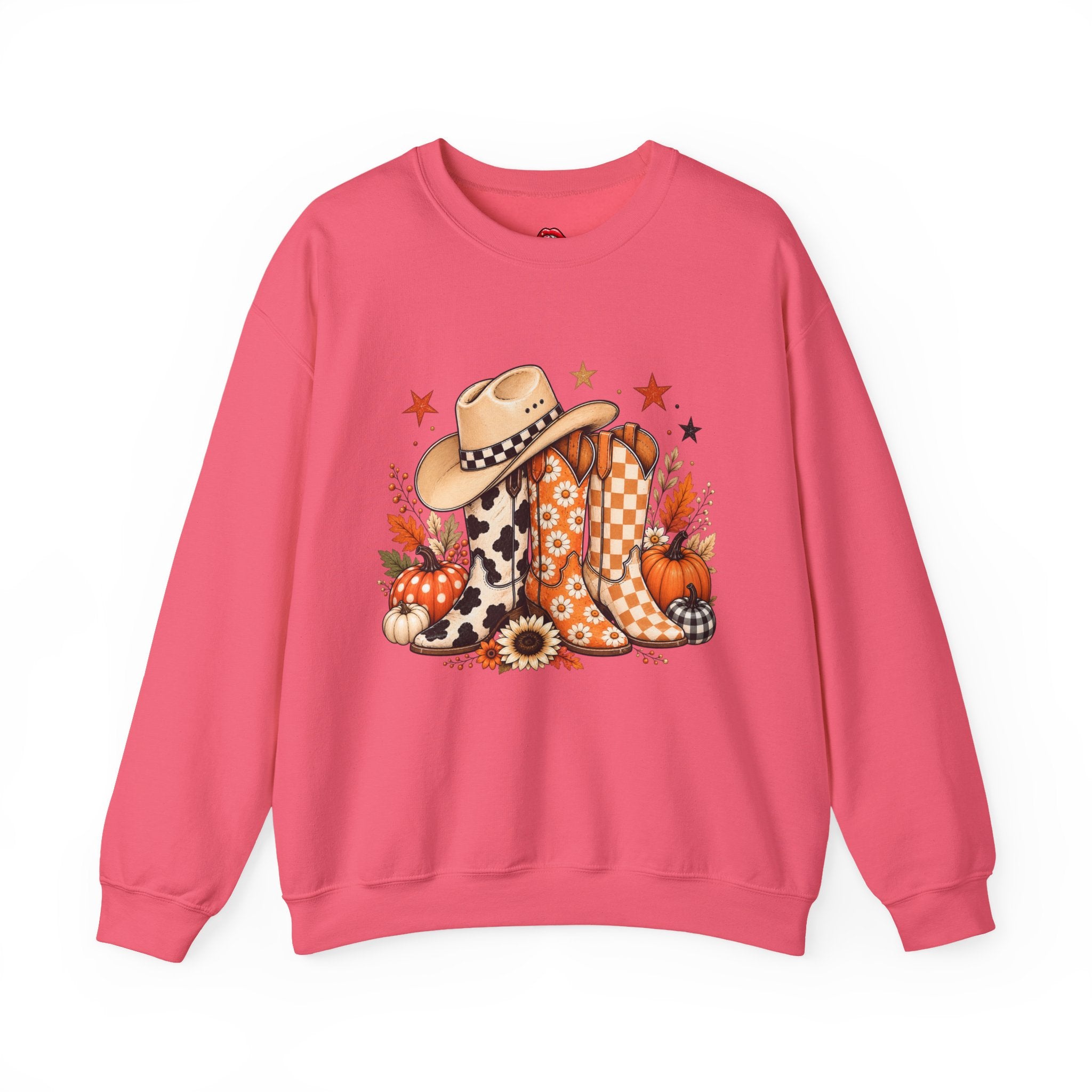 Cowboy Boots & Hat Fall Sweatshirt