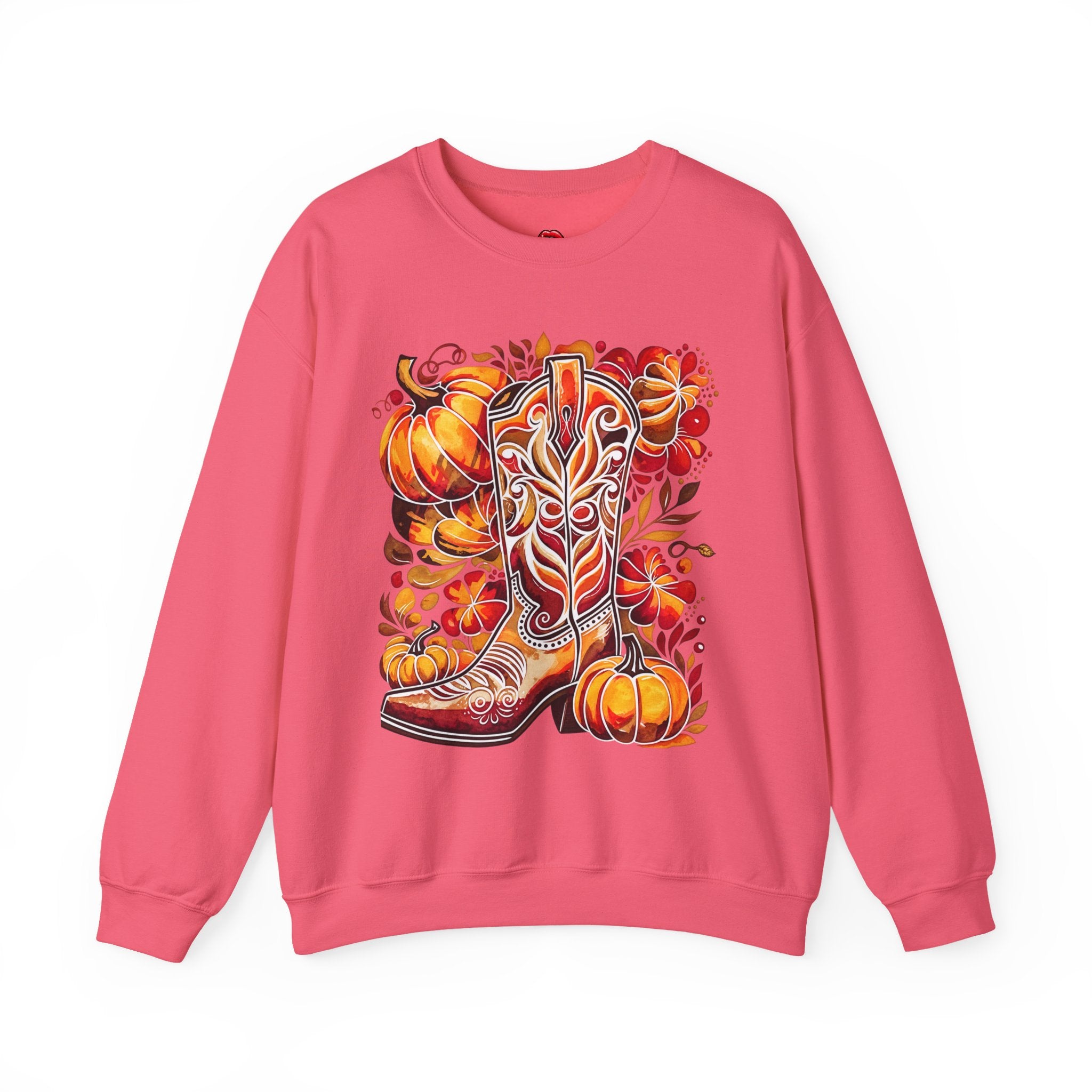 Autumn Cowboy Boot Sweatshirt