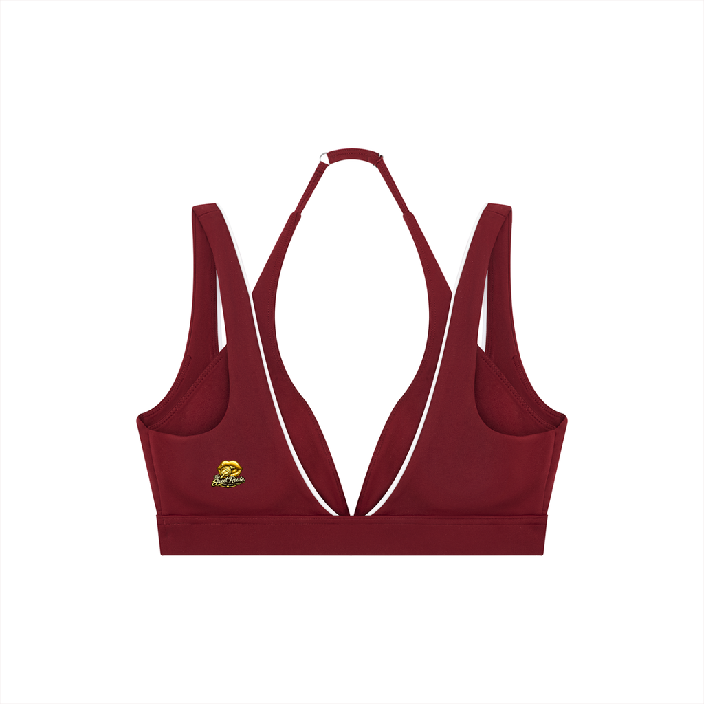 Sweet Route Women’s Halter Neck Yoga Sports Bra