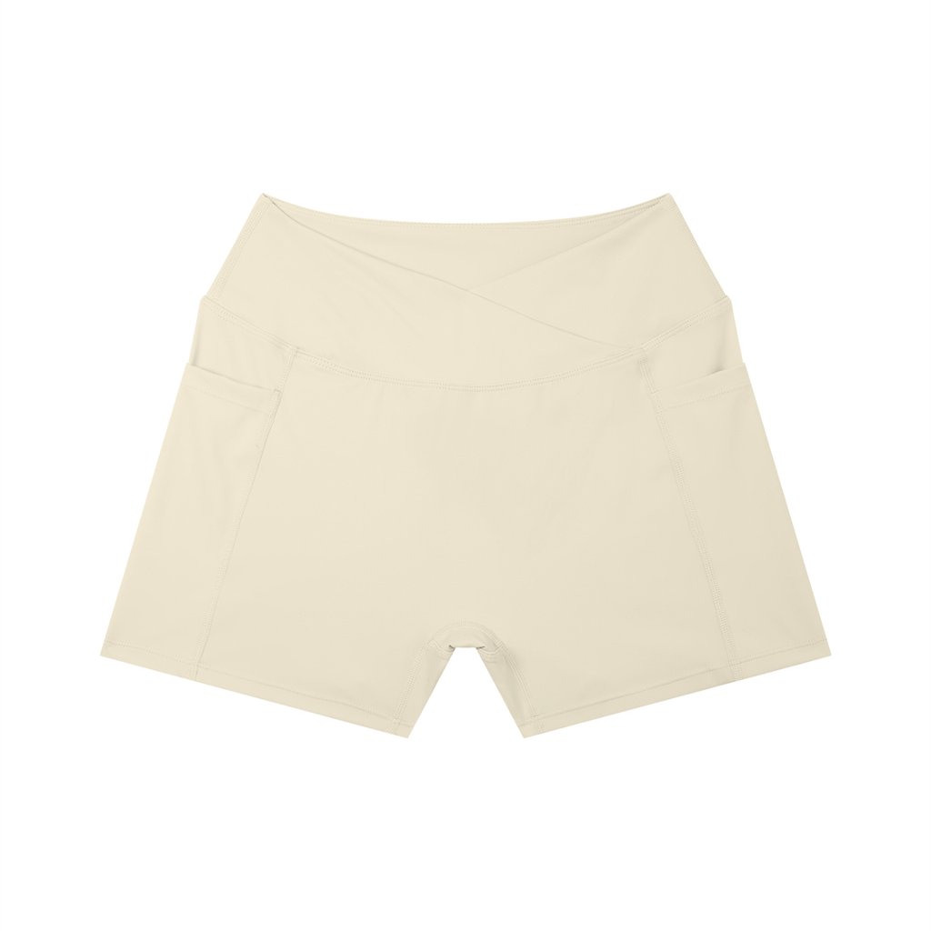 Sweet Route Women’s High Rise Pocket Yoga Shorts