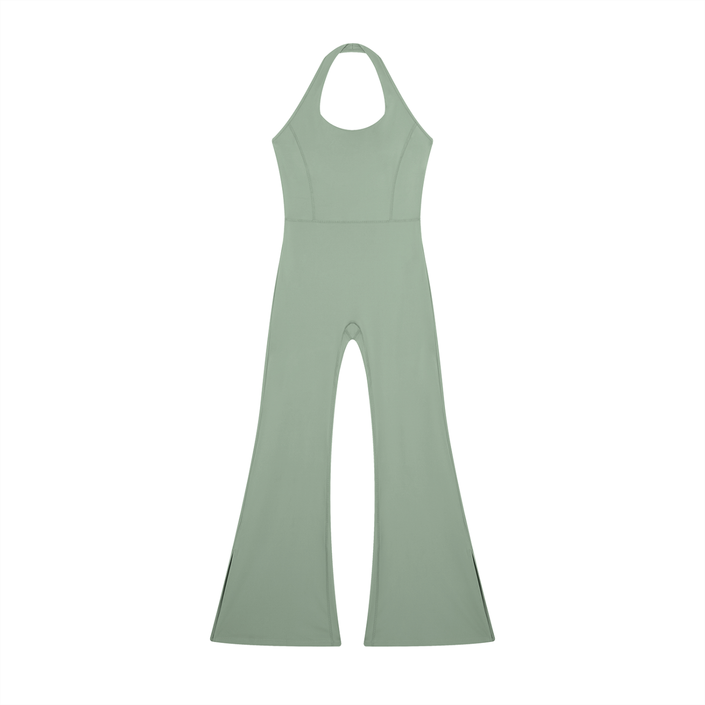 Sweet Route Women’s Halter Flared Jumpsuit
