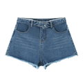 Women’s Vintage Wash High Rise Denim Shorts