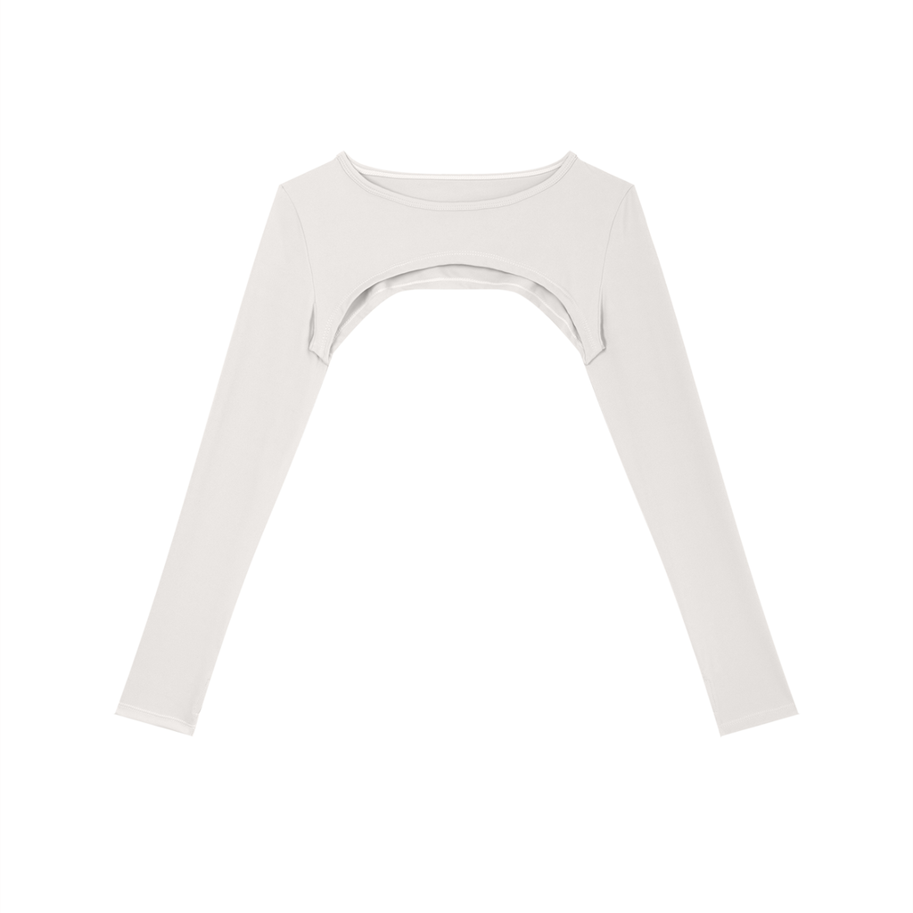 Sweet Route Women’s Cutout Long Sleeve Yoga Shrug