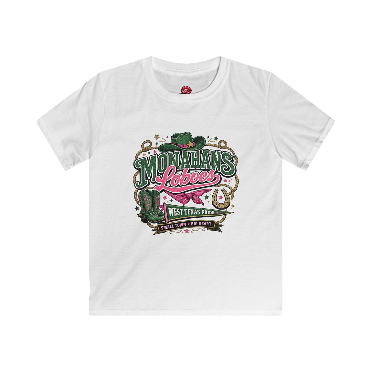 Loboes West Texas Kids Western Tee