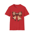 Football Stitch Bow T‑Shirt