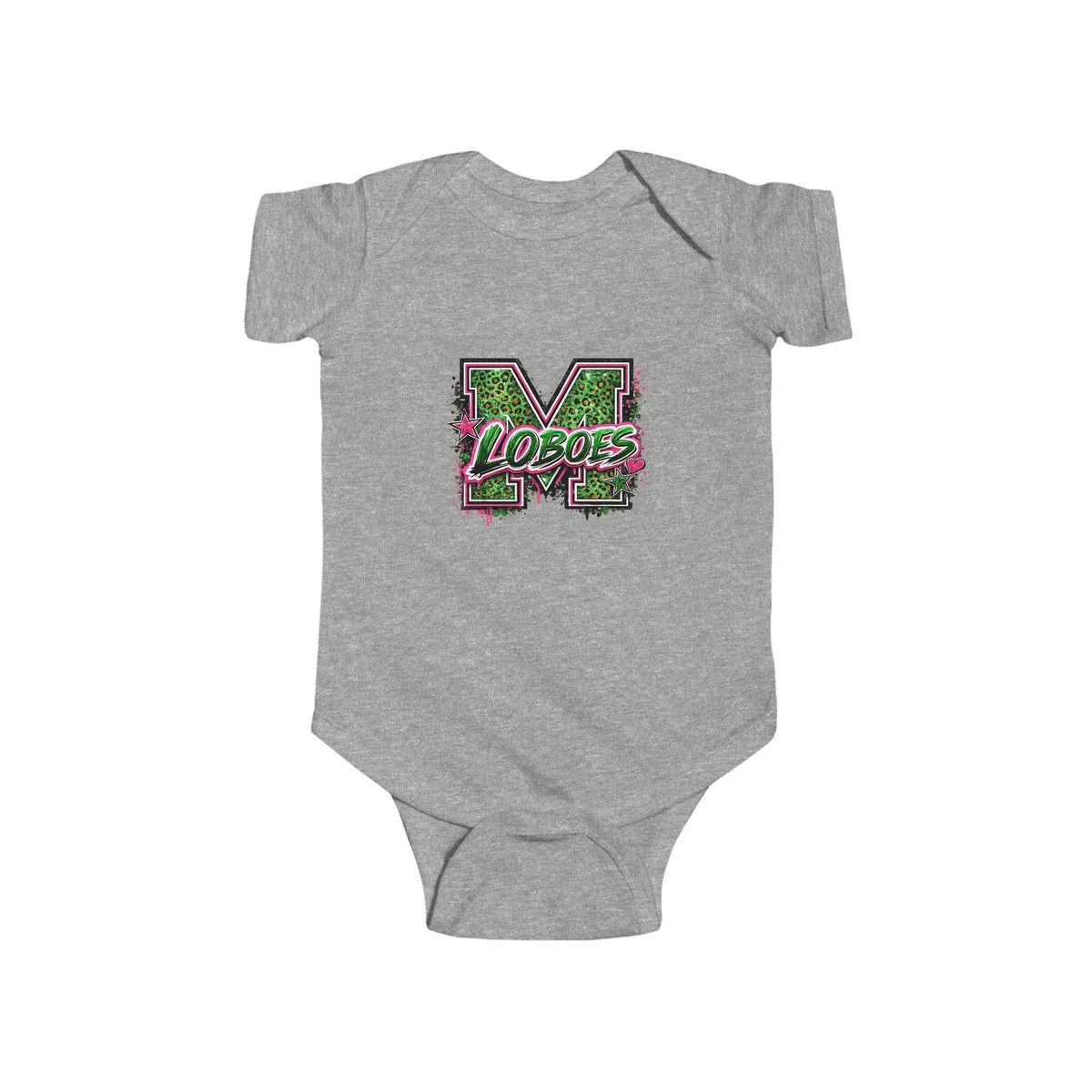 M Letter Loboes Infant Bodysuit
