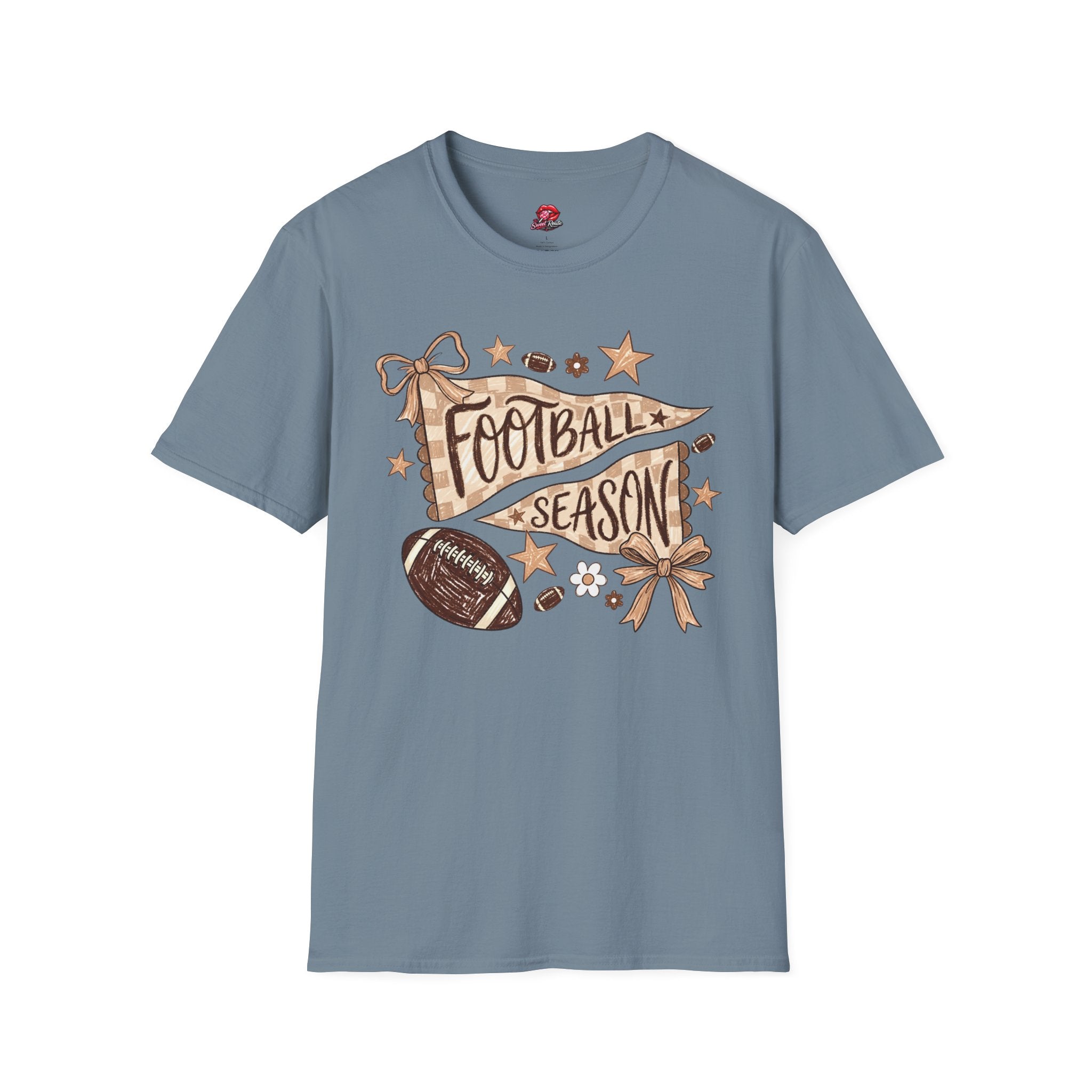 Pennant & Football Game Day Tee