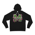 Loboes Graphic Hoodie — Leopard M Print with Pink Graffiti