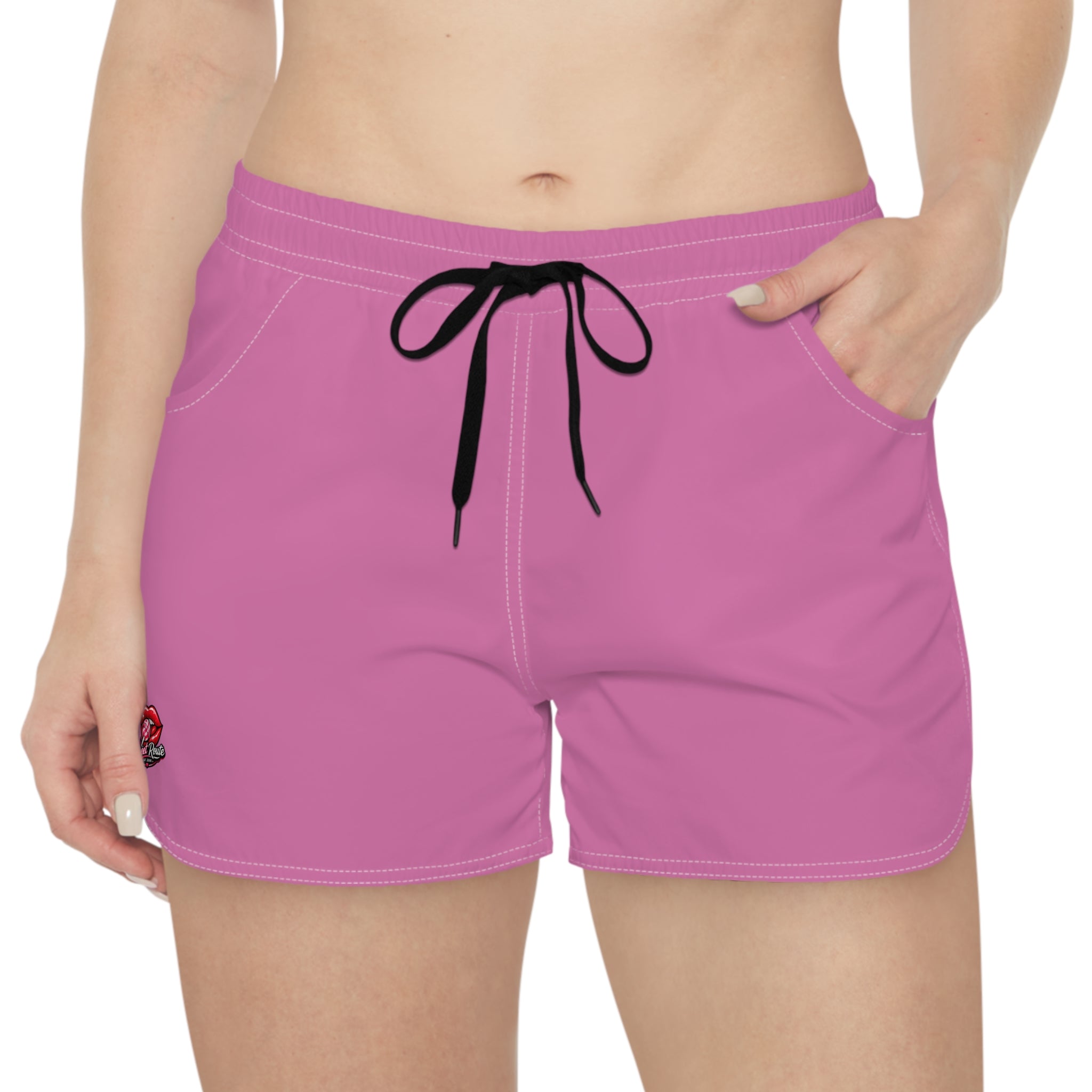 Sweet Route Pink Women's Shorts