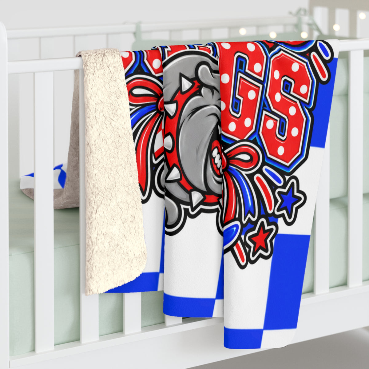 Coahoma Bulldogs Sherpa Fleece Blanket