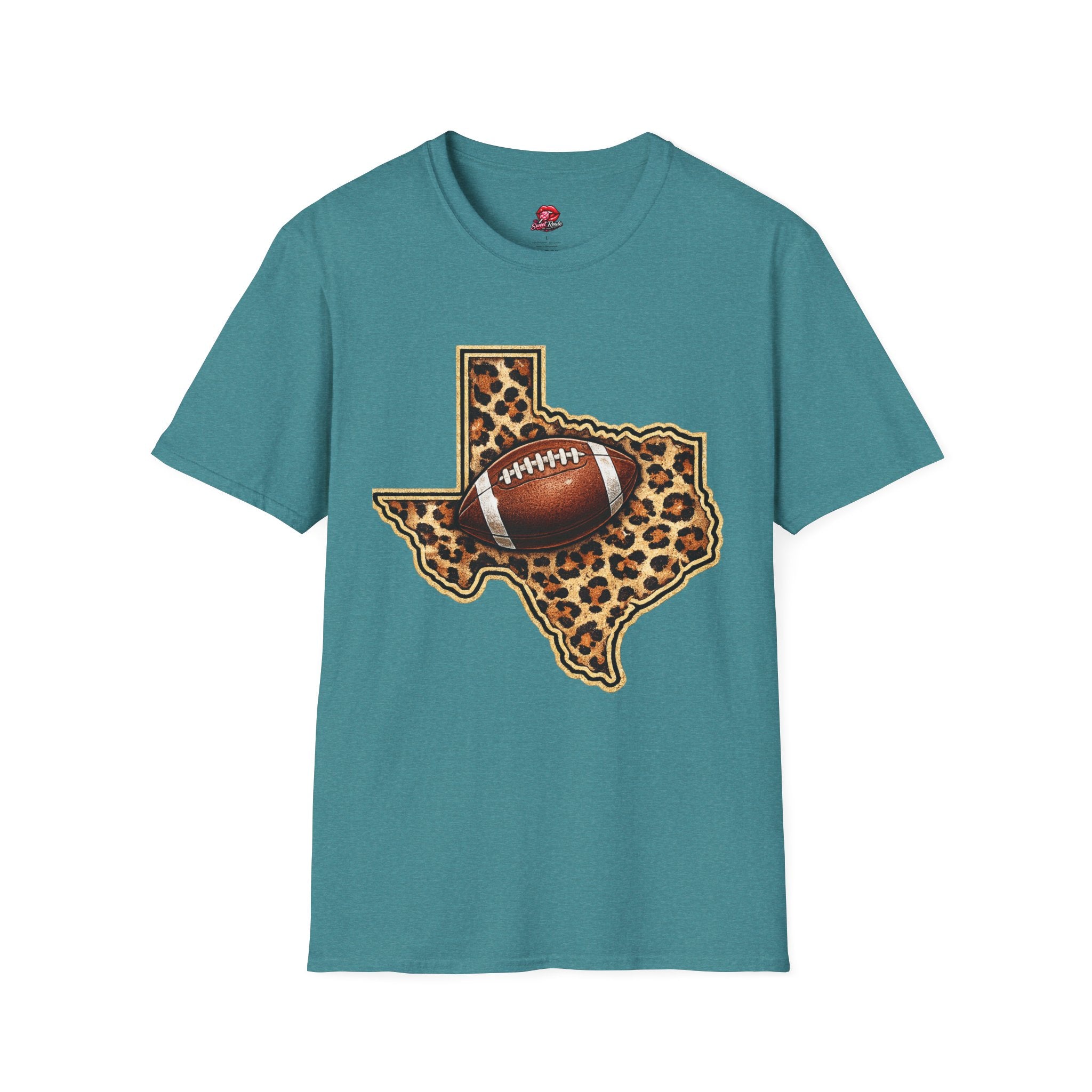 Texas Leopard Football T-Shirt