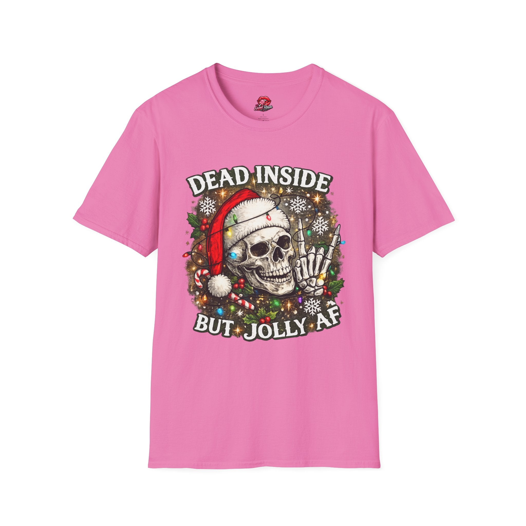 Dead Inside Skull Christmas Tee