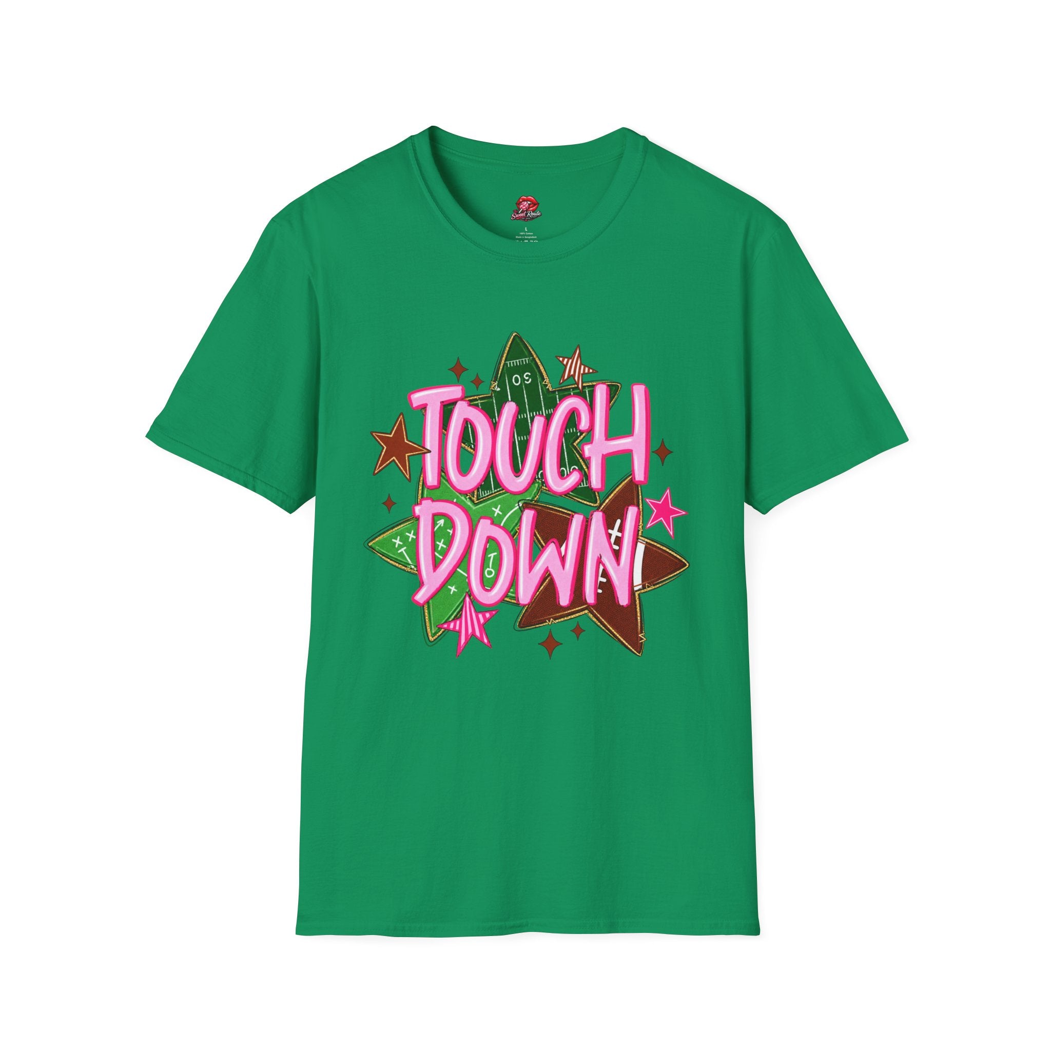 Pink Retro Football Tee