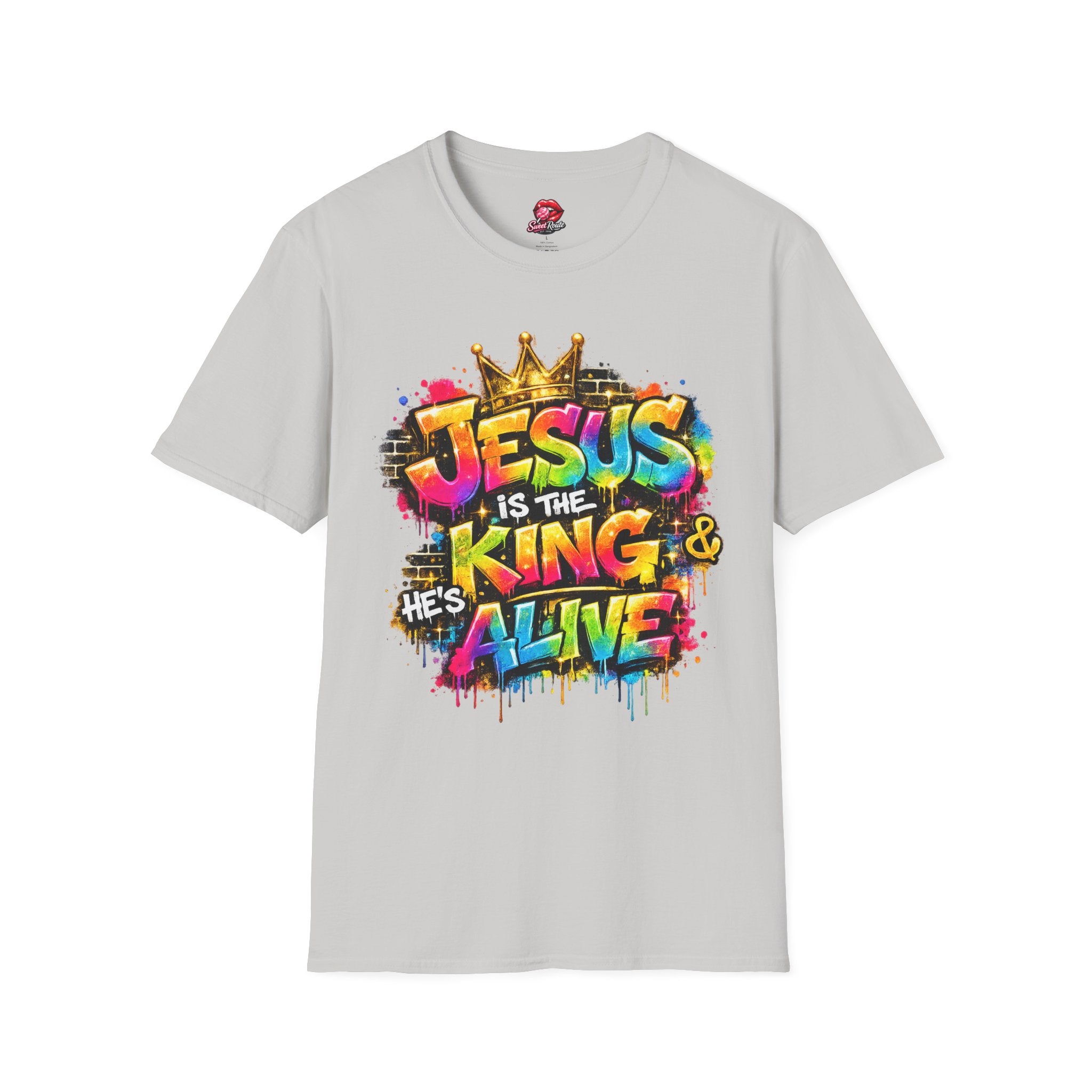 Jesus Is The King graffiti T-Shirt