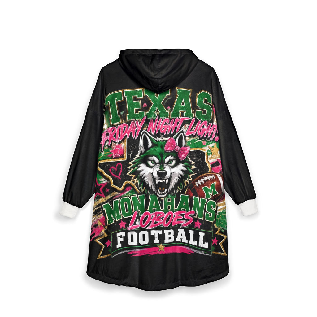 Monahans Loboes Football Hooded Blanket
