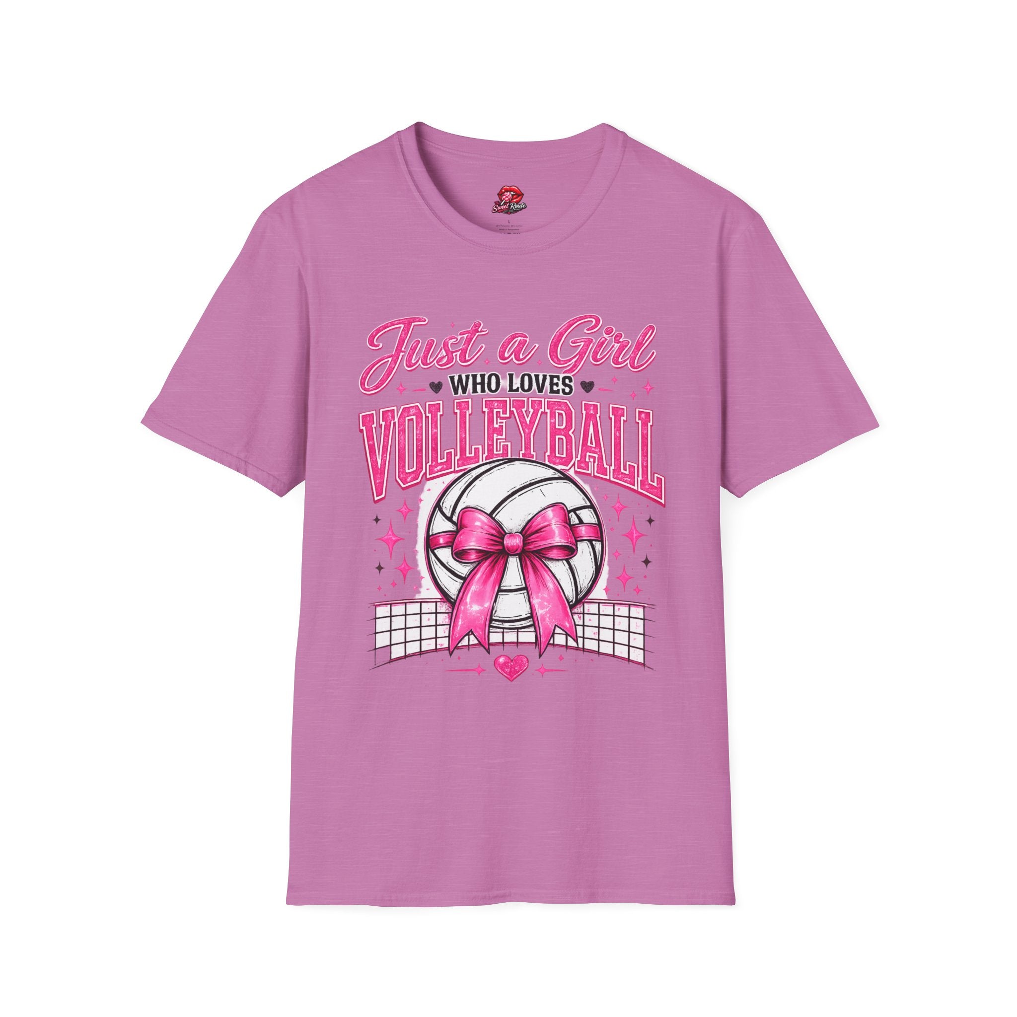 Just Girl Who Loves Volleyball Tee