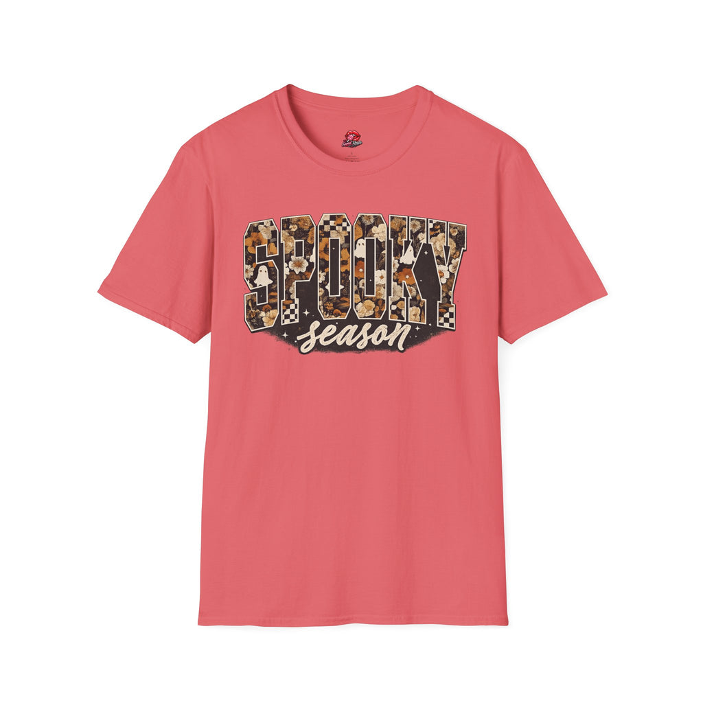 Spooky Season  Leopard Ghost T-Shirt | Trendy Fall Shirt For Women | Spooky Season Tee