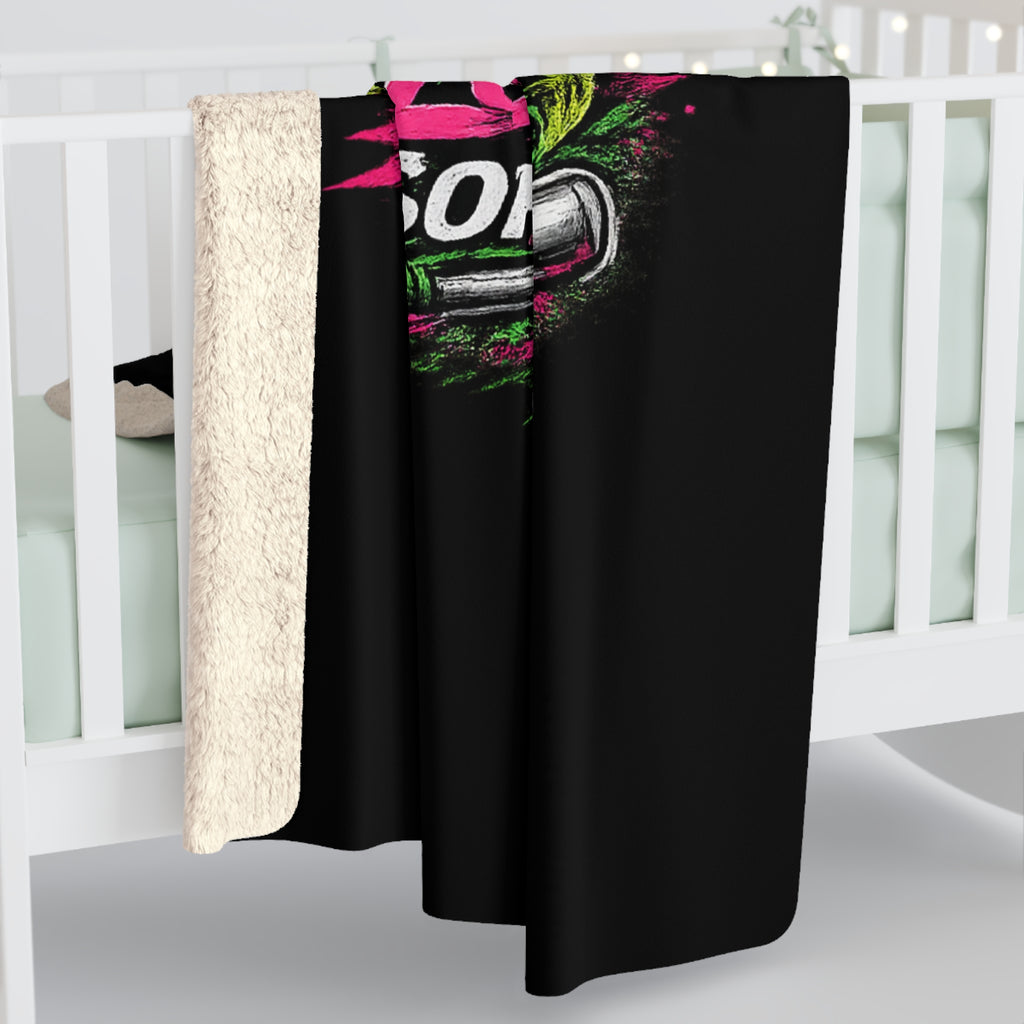 Monahans Loboes Softball Sherpa Blanket