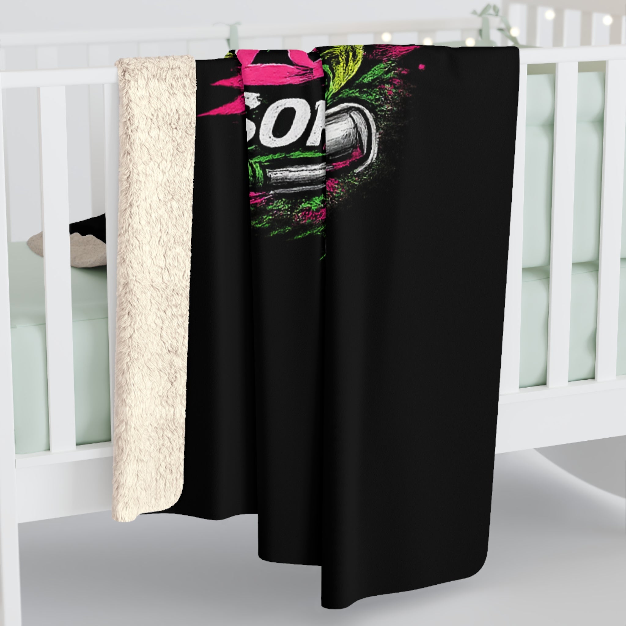 Monahans Loboes Softball Sherpa Blanket