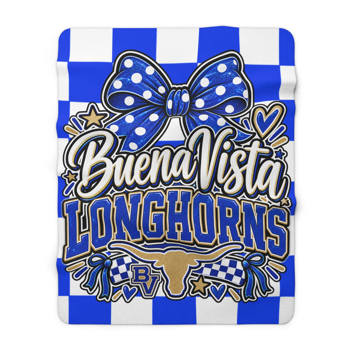 Buena Vista Longhorns Sherpa Blanket