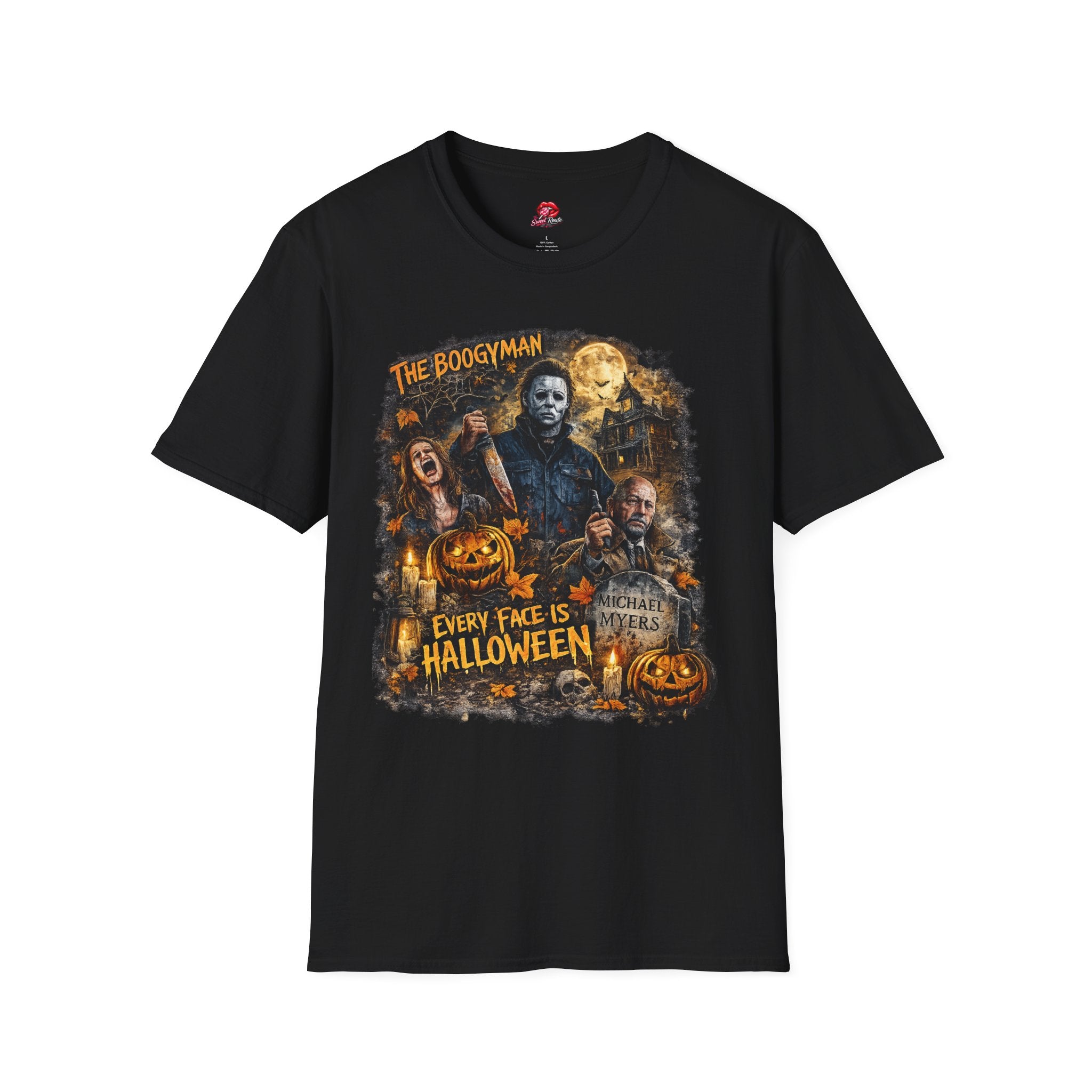 The Boogyman Halloween T-Shirt | Vintage Slasher Horror Graphic Tee | Retro Spooky Season Unisex Shirt