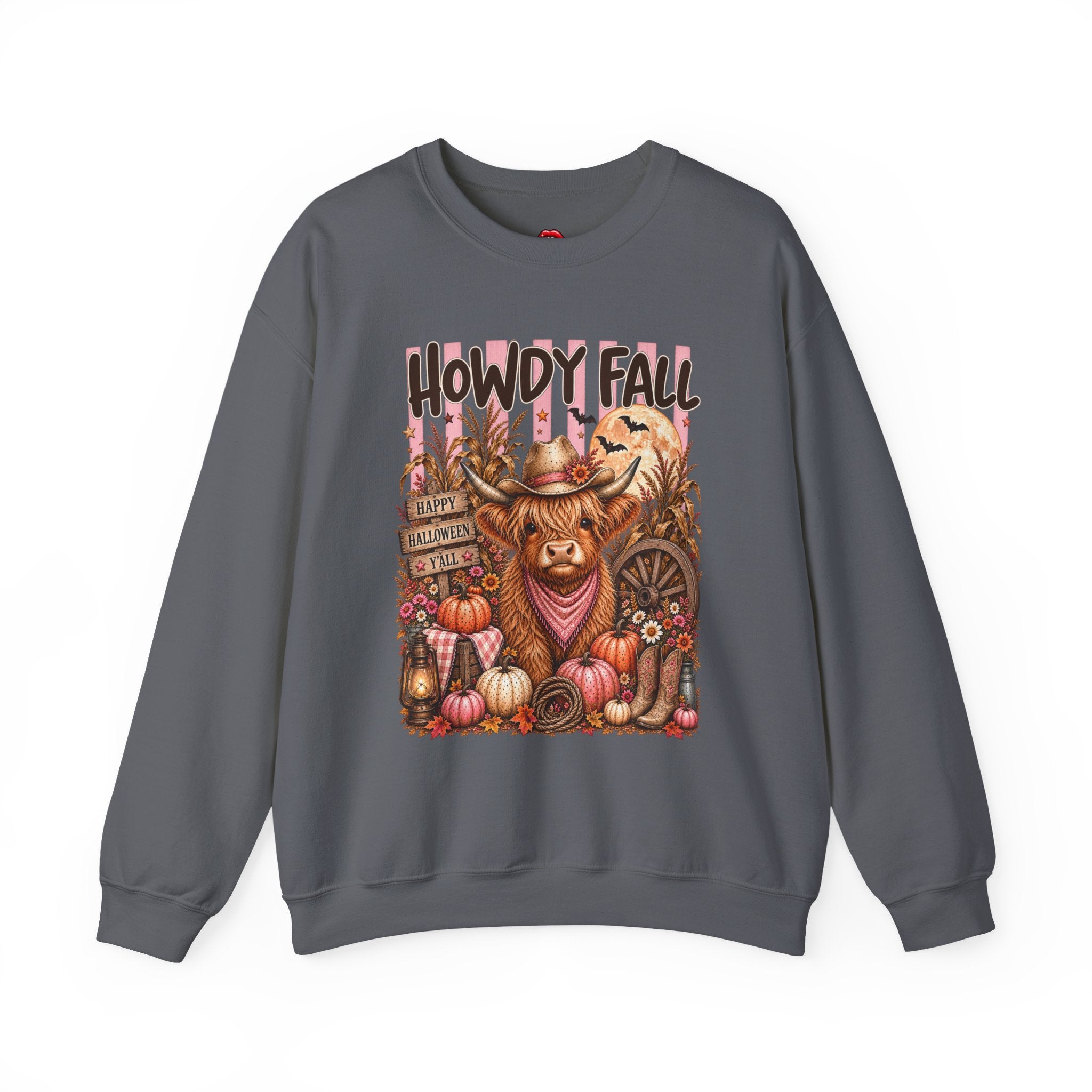 Western Autumn Cowgirl Pumpkin Crewneck