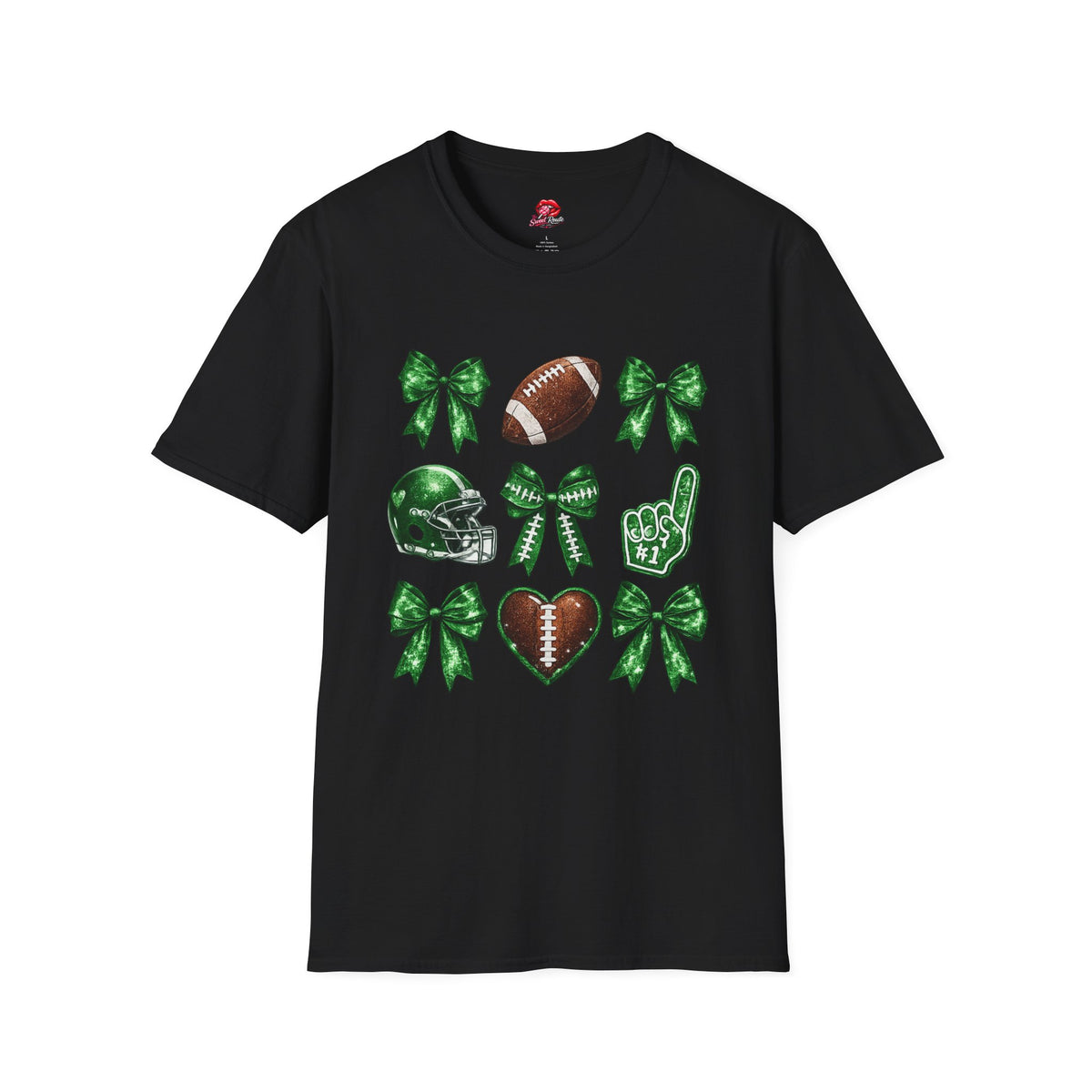 Football Cheer Bow T-Shirt