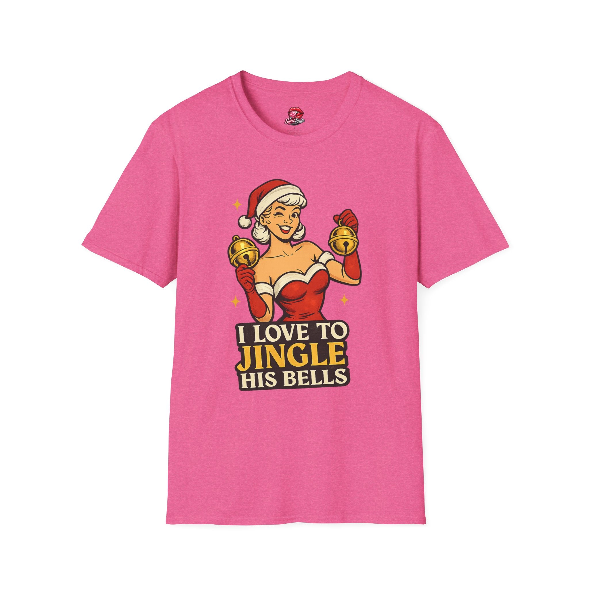 I Love to Jingle His Bells Funny Christmas Tee