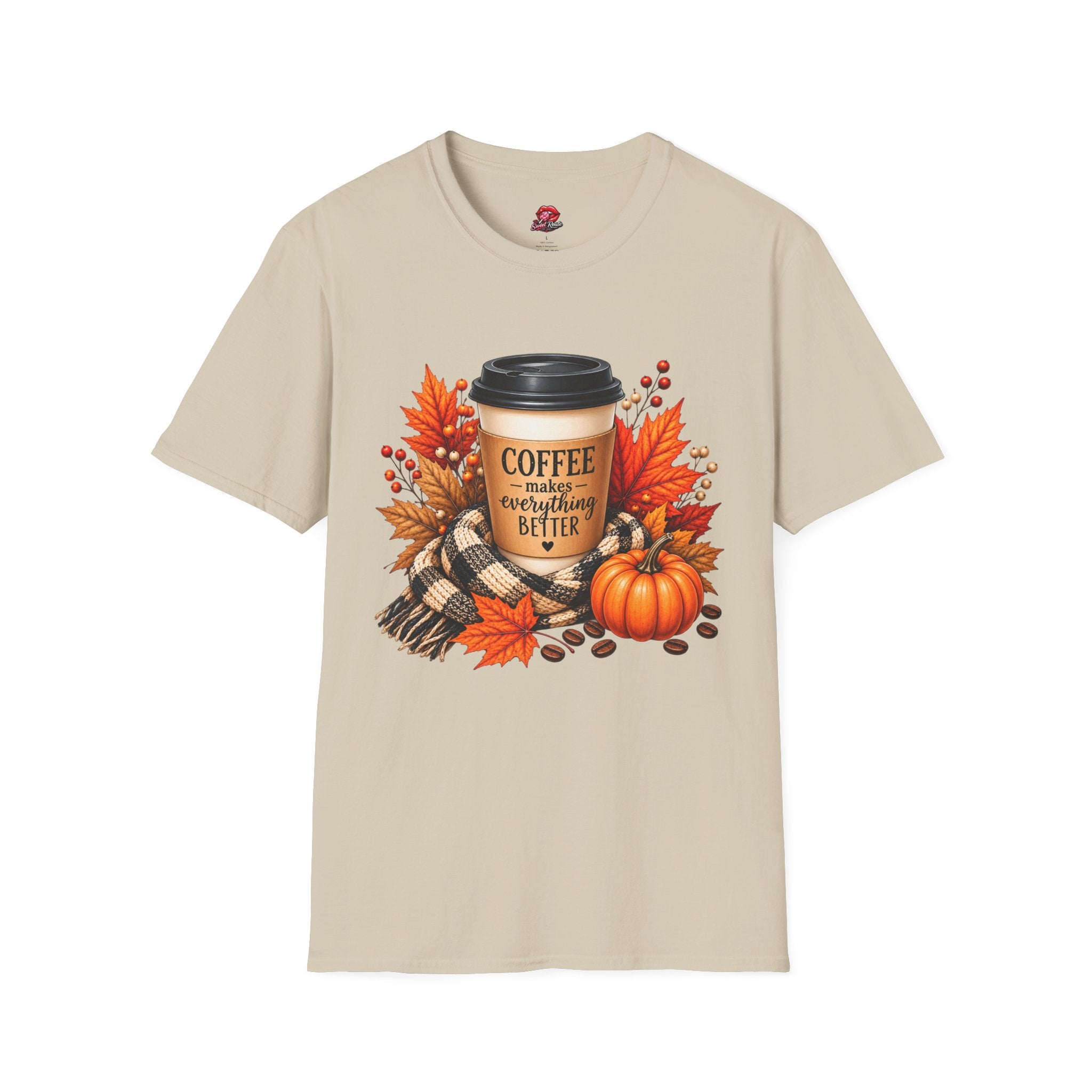 Coffee Makes Everything Better Fall T-Shirt
