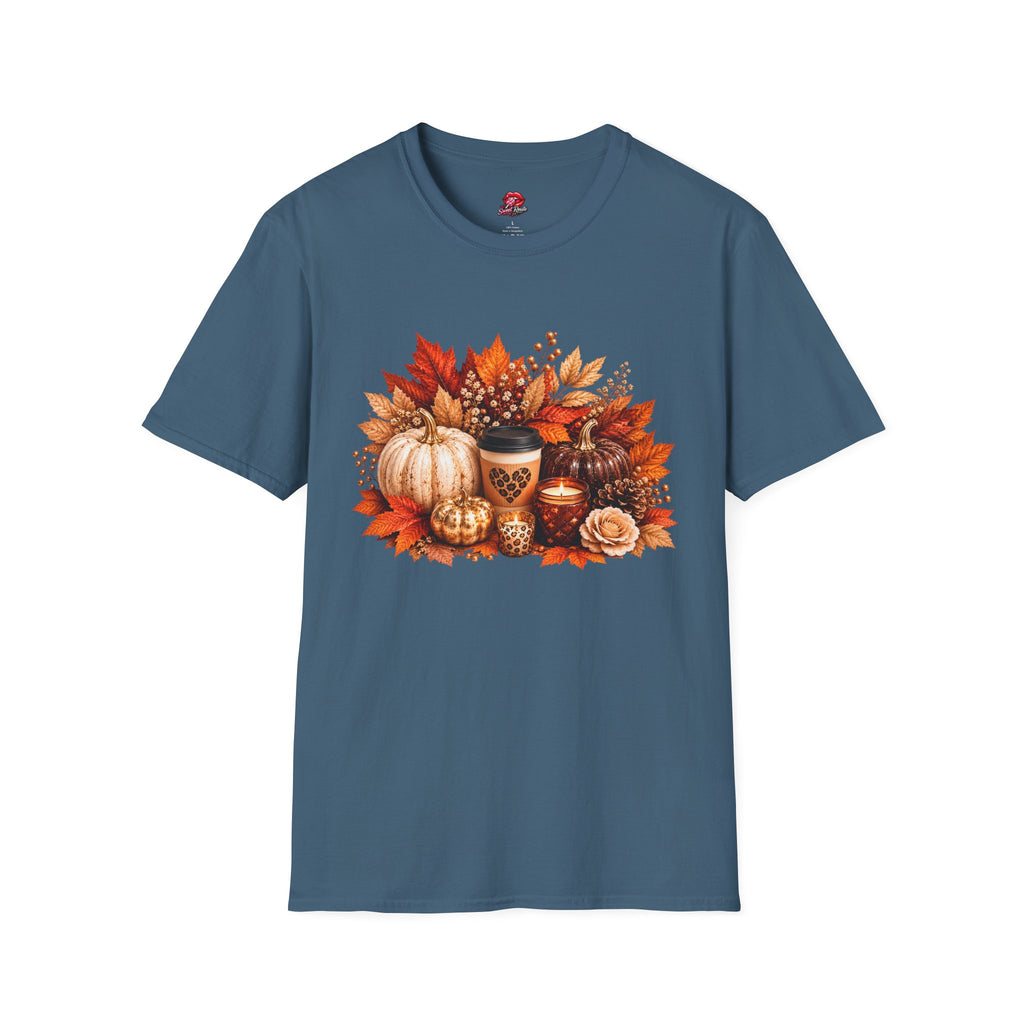 Autumn Pumpkin & Coffee T-Shirt