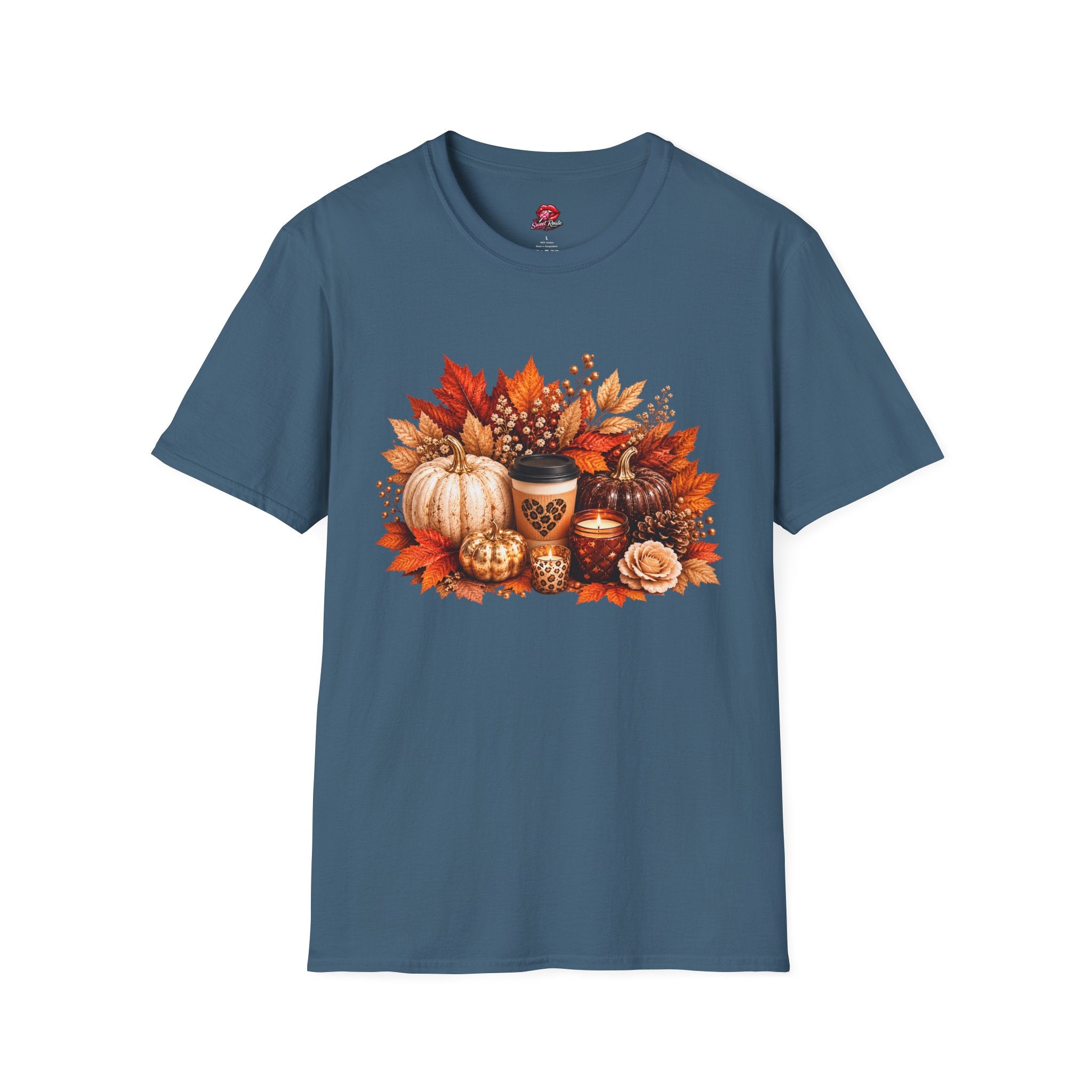 Autumn Pumpkin & Coffee T-Shirt