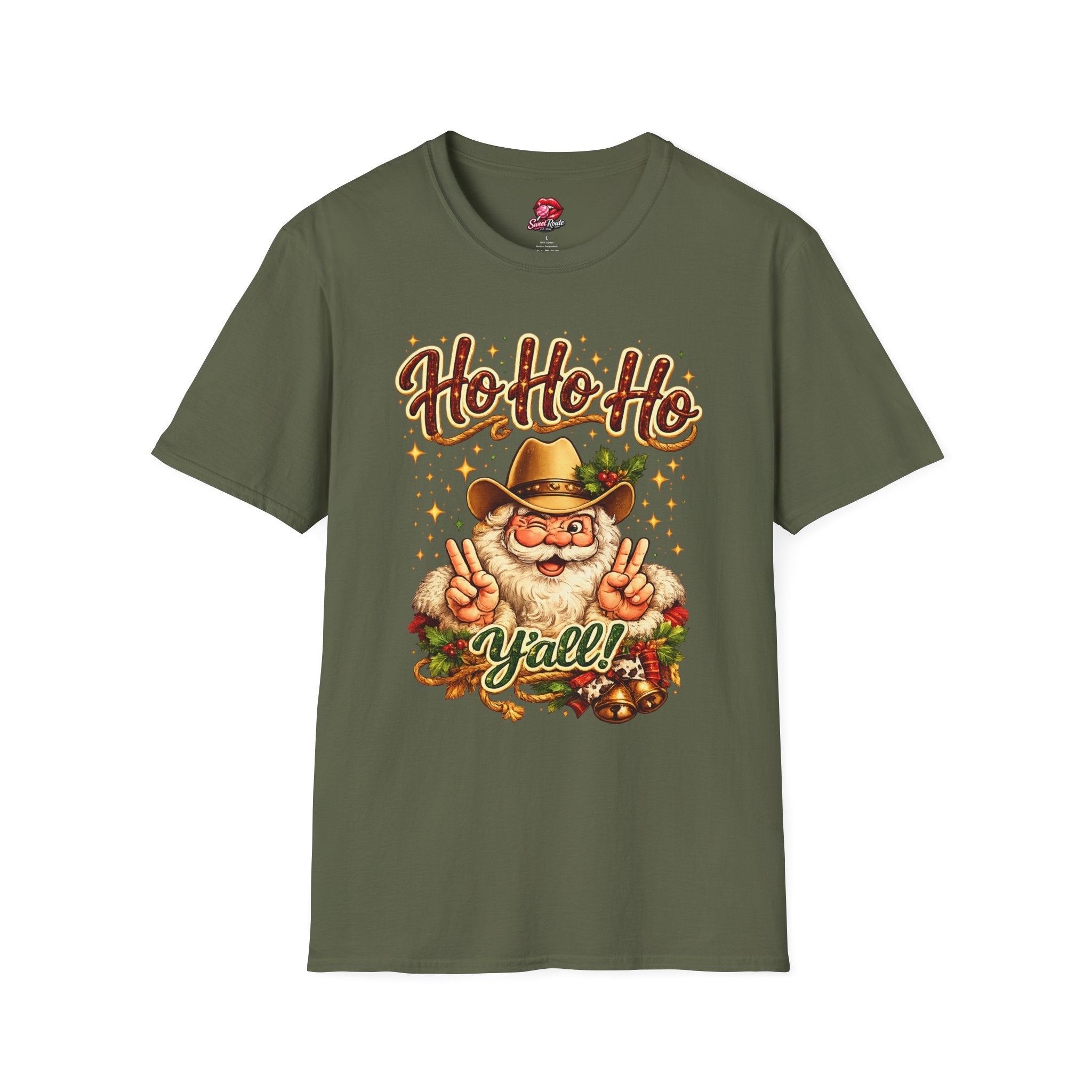 Ho Ho Ho Cowboy Santa T-Shirt