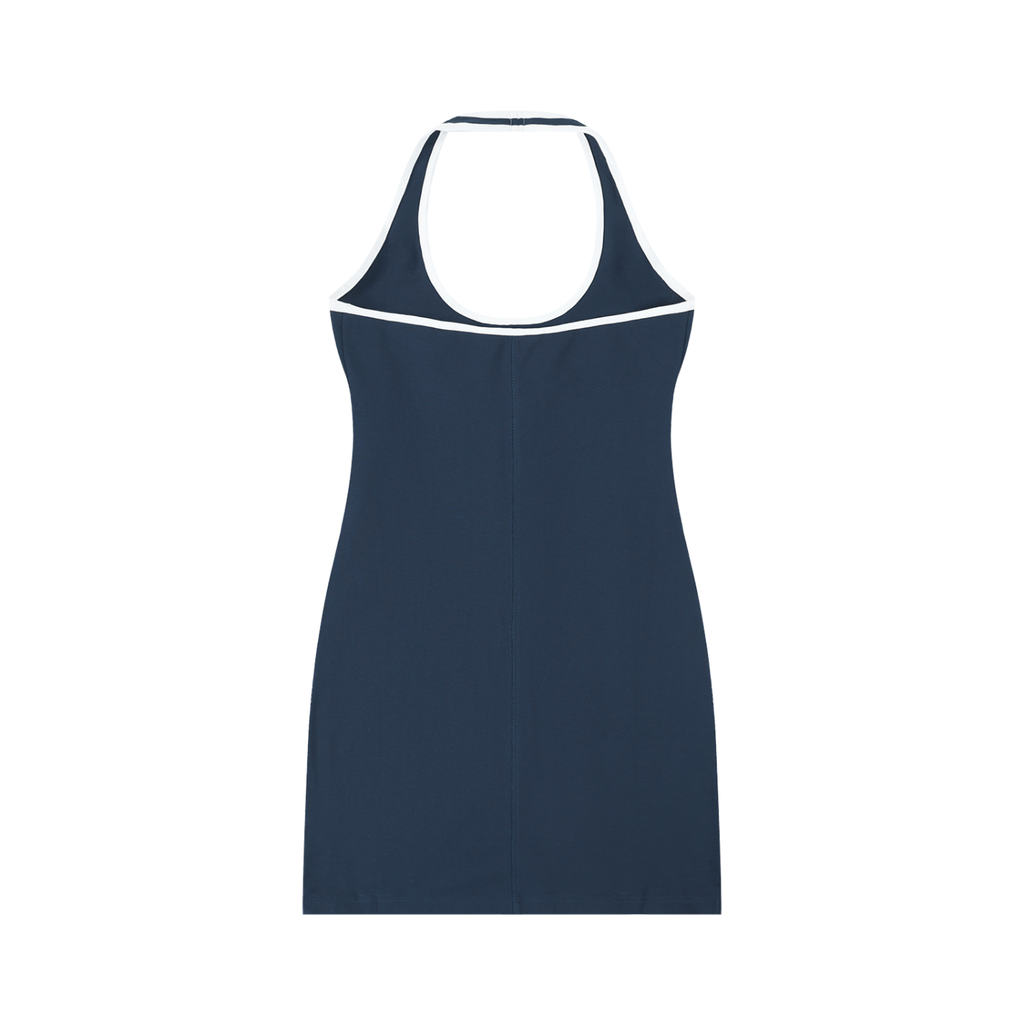 Sweet Route Women's Binding Tight Halter Dress