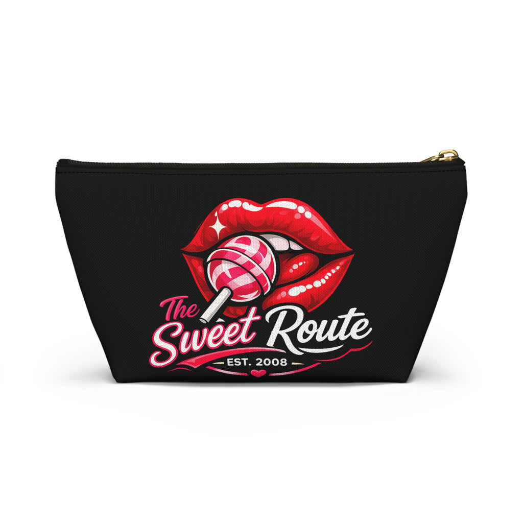 Sweet Route Logo Black Accessory Pouch