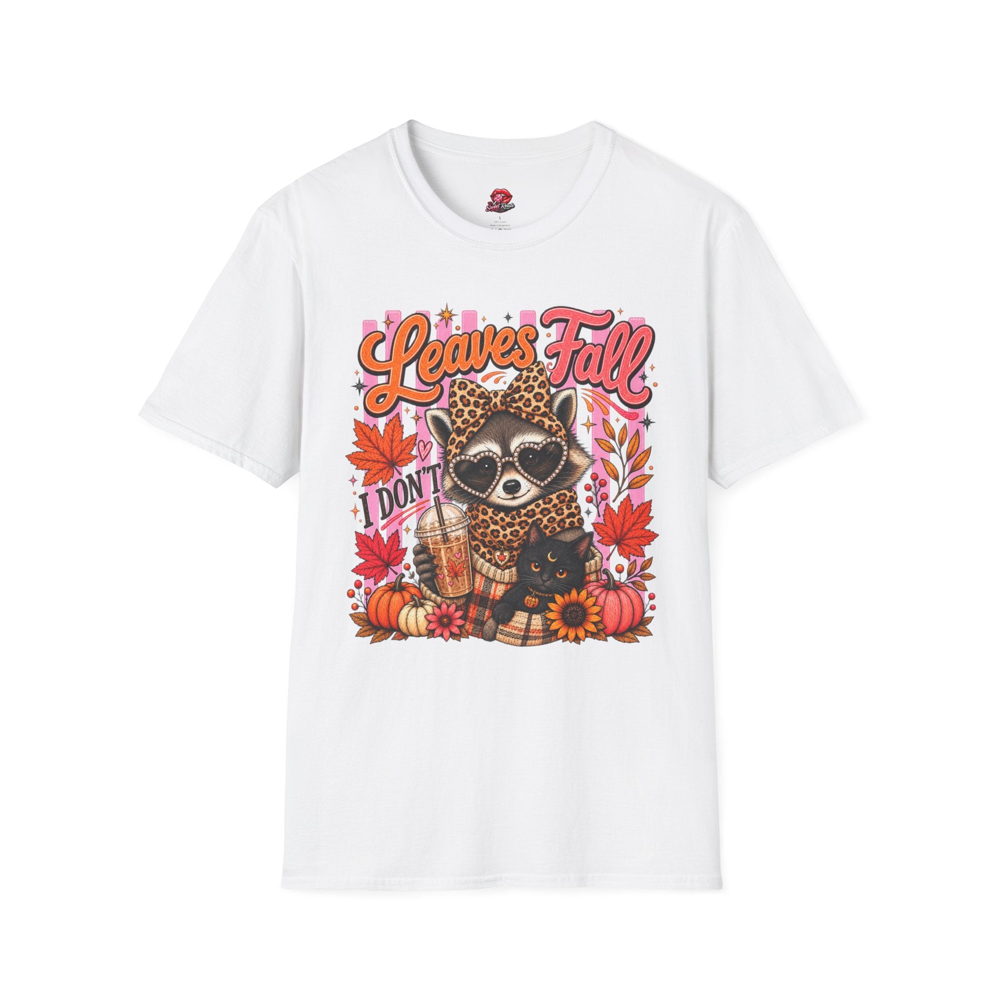 Leaves Fall I Don’t Raccoon T-Shirt