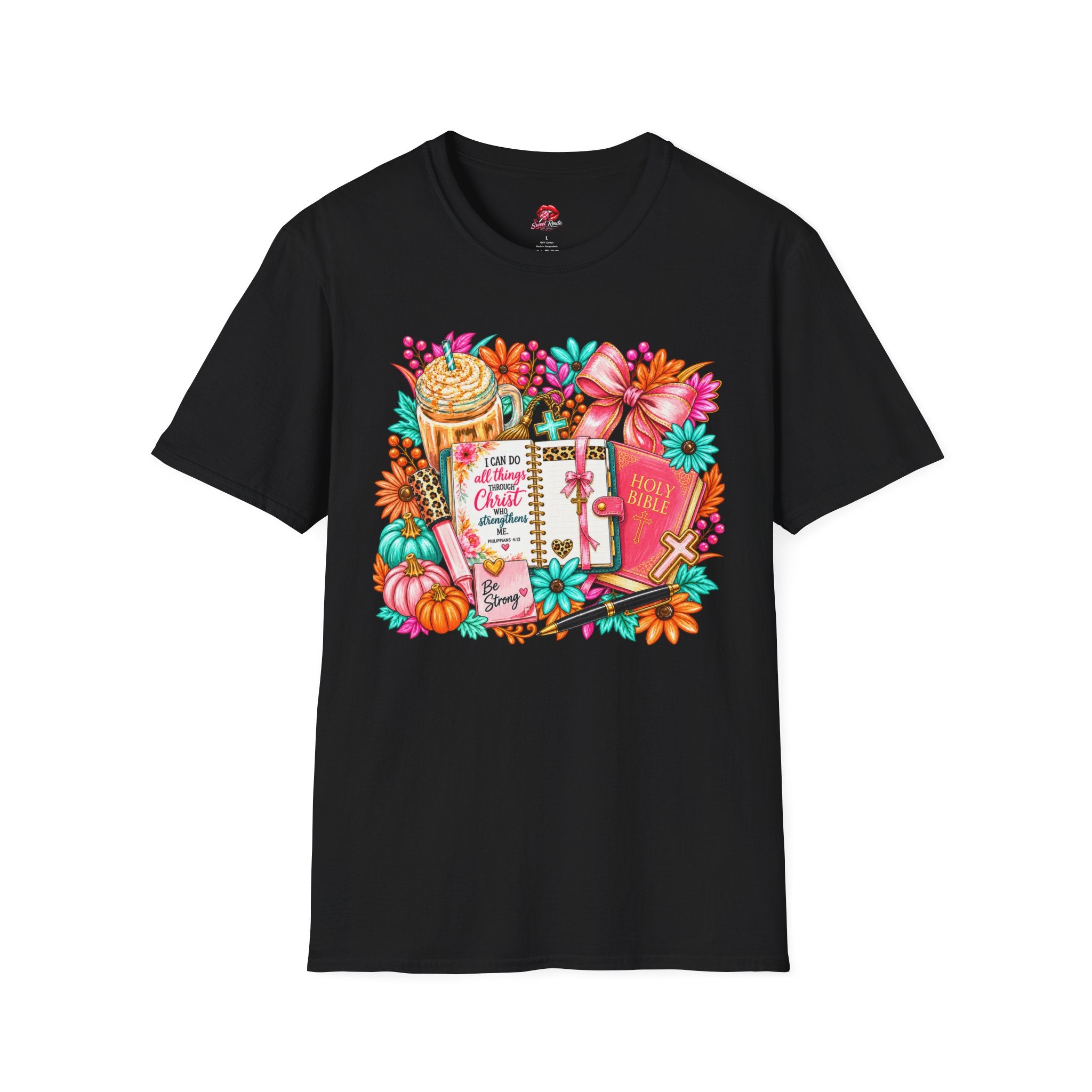 Floral Bible & Devotional Design Tee