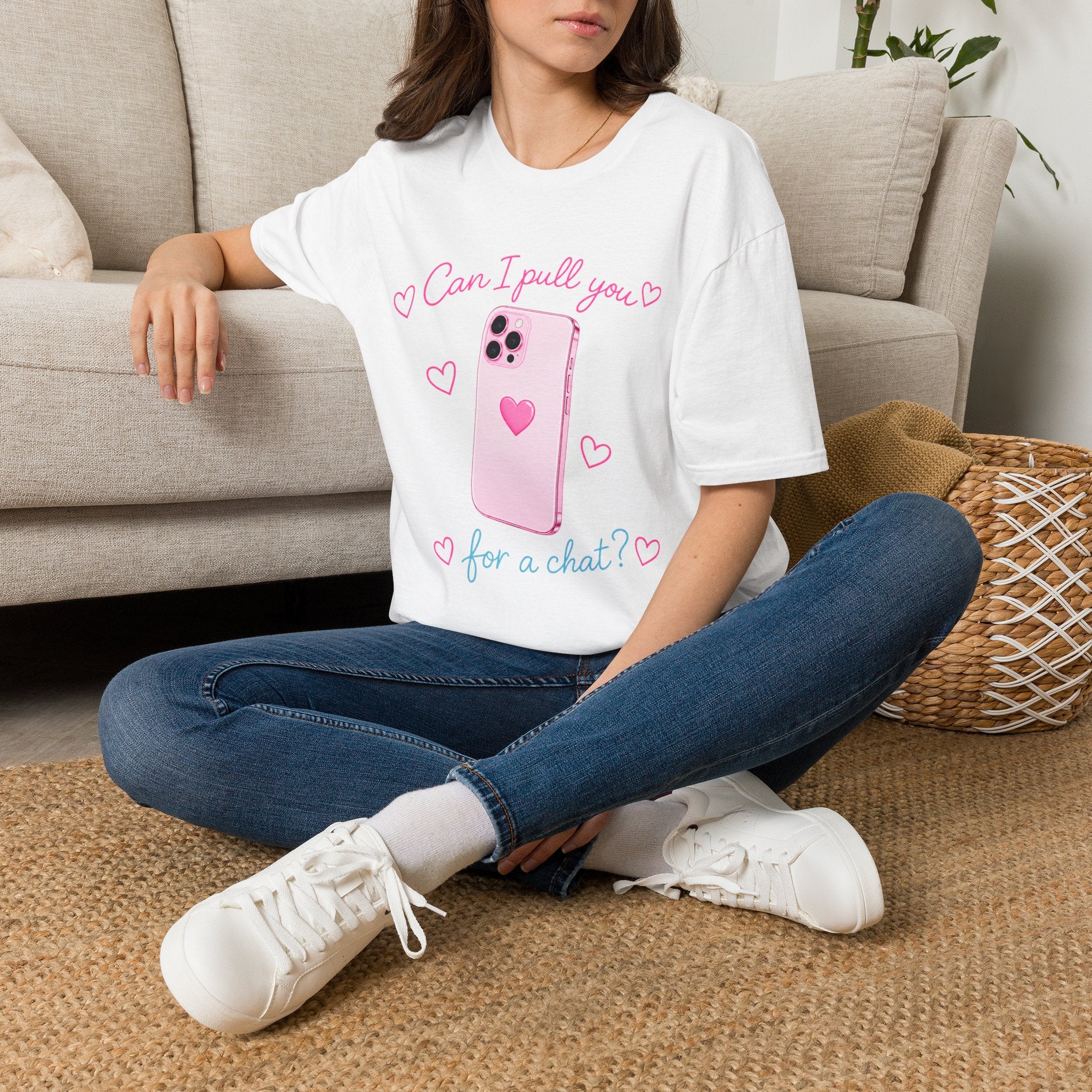 Can I Pull You Phone Graphic T-Shirt