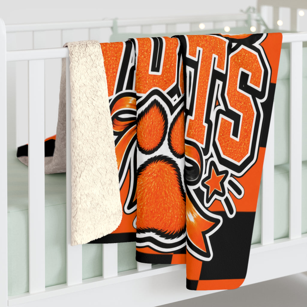 Wink Wildcats Sherpa Blanket